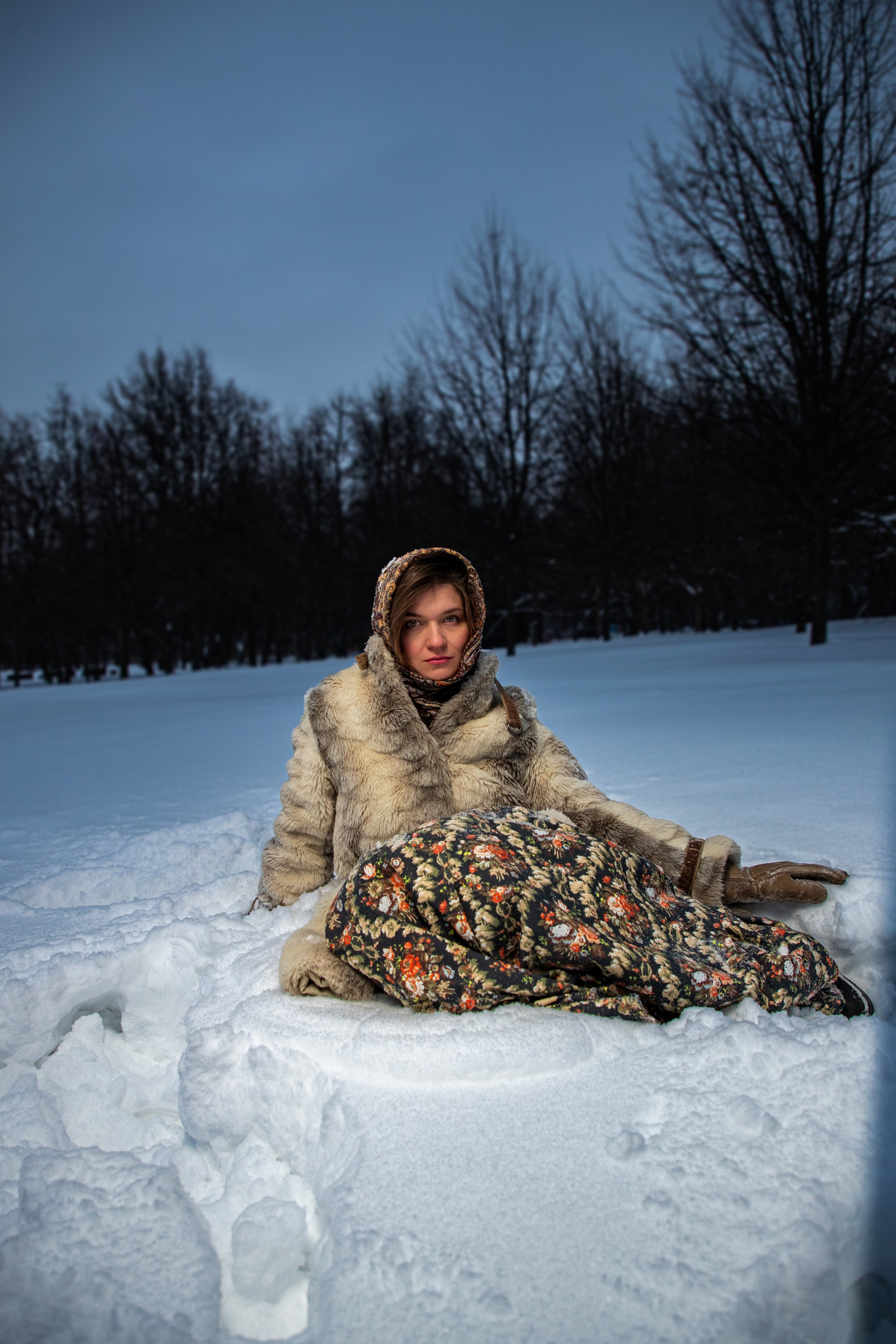 Лицо и снег. Фотограф в Москве портреты | репортажи | спорт