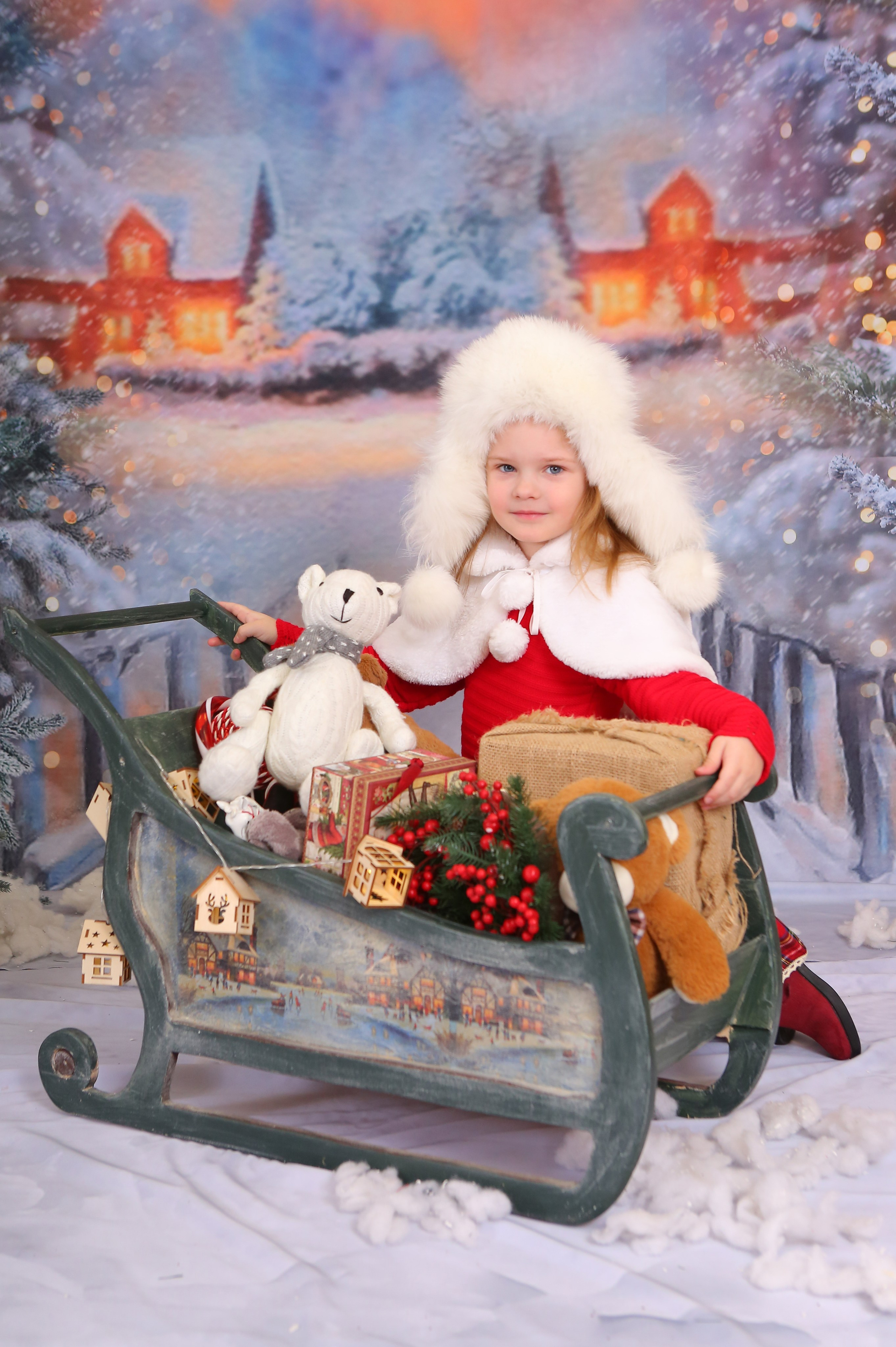 Волшебные сани. Студия детской и семейной фотографии 12кадров