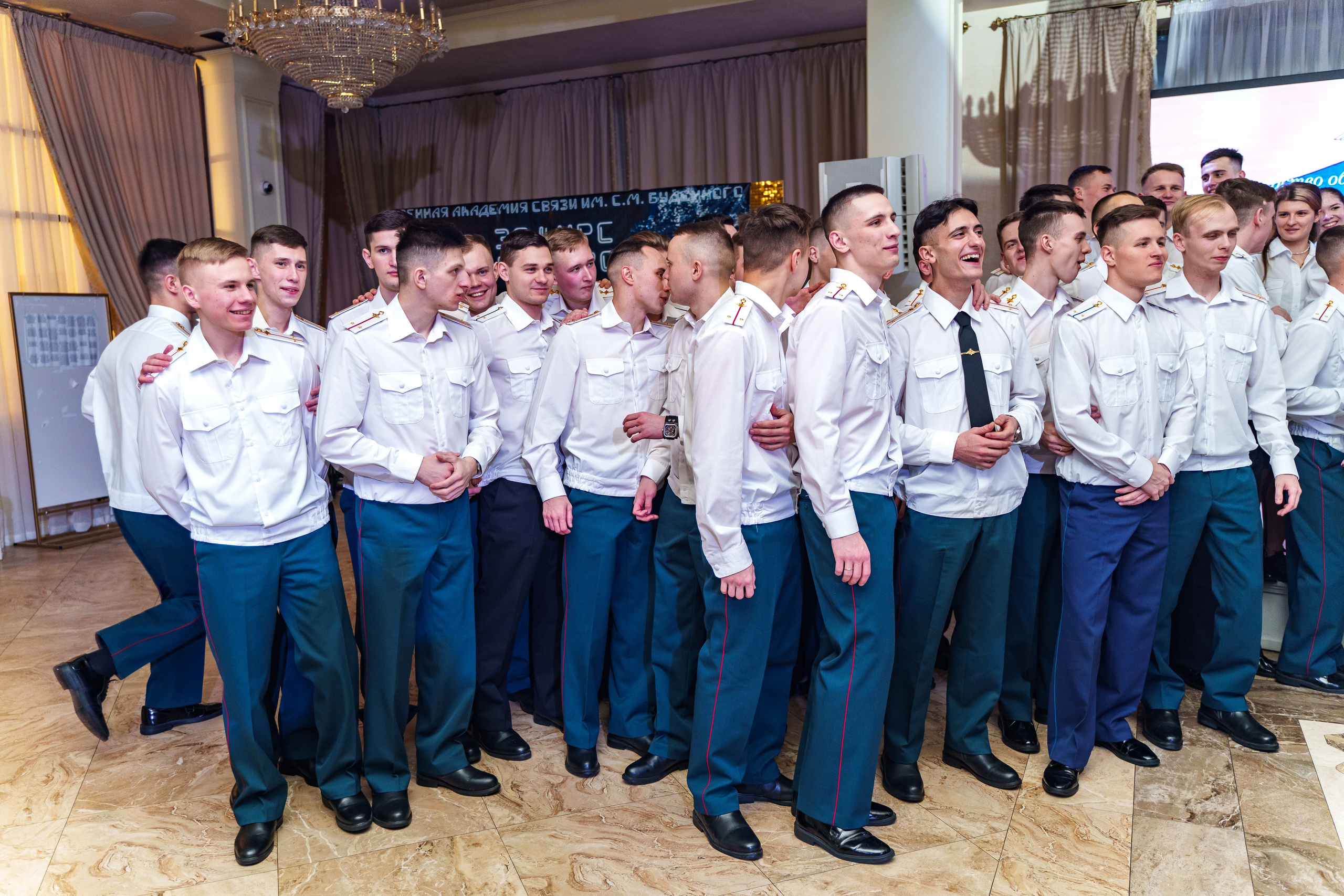 Фотосъемка выпуска военной академии и вручение дипломов