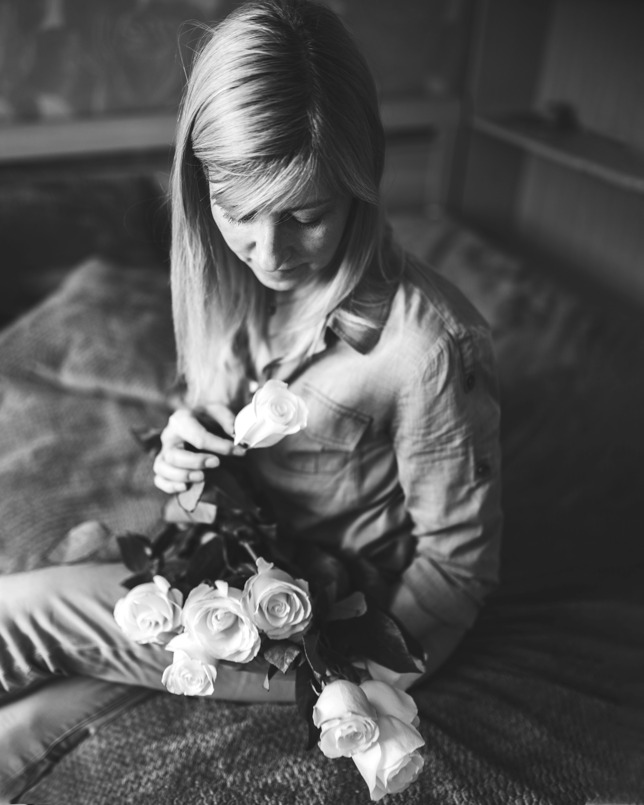 Белые розы. Фотограф г. Хабаровск