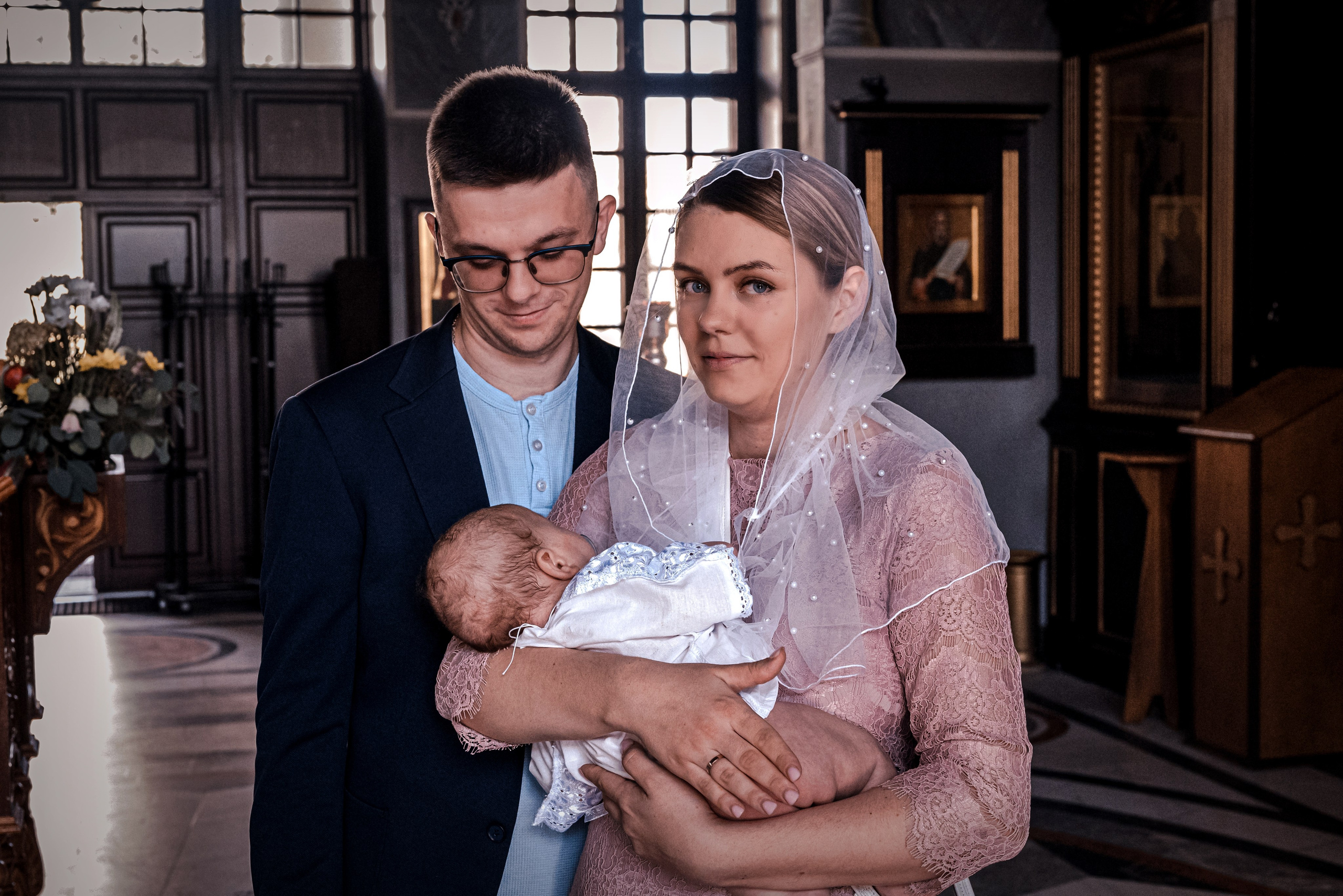 Крещение Екатерина. Семейный и детский фотограф Москва