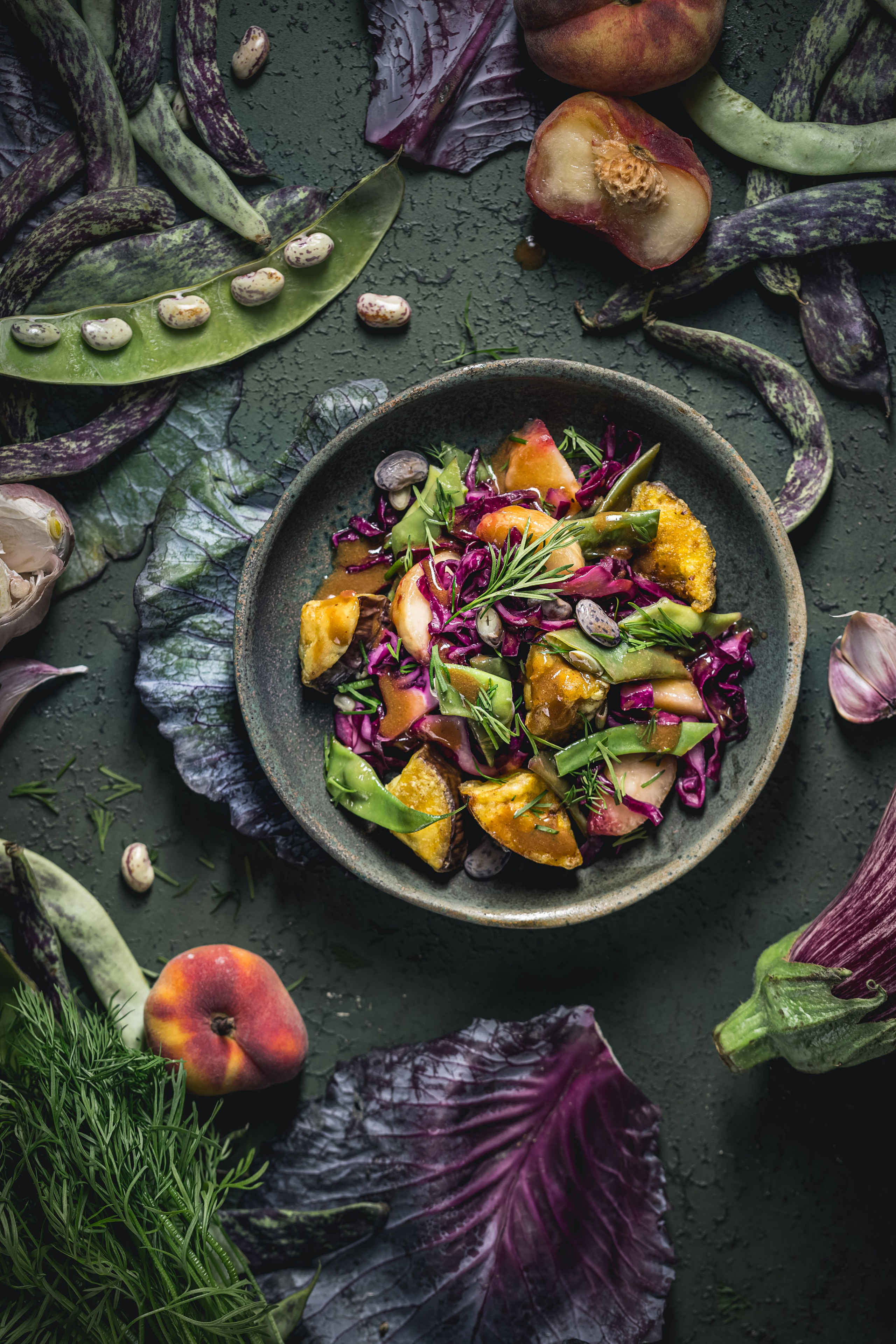 Eggplant Salad_1. Foodie Stories (гастрономические истории) рекламная фуд-фотосъёмка, Москва
