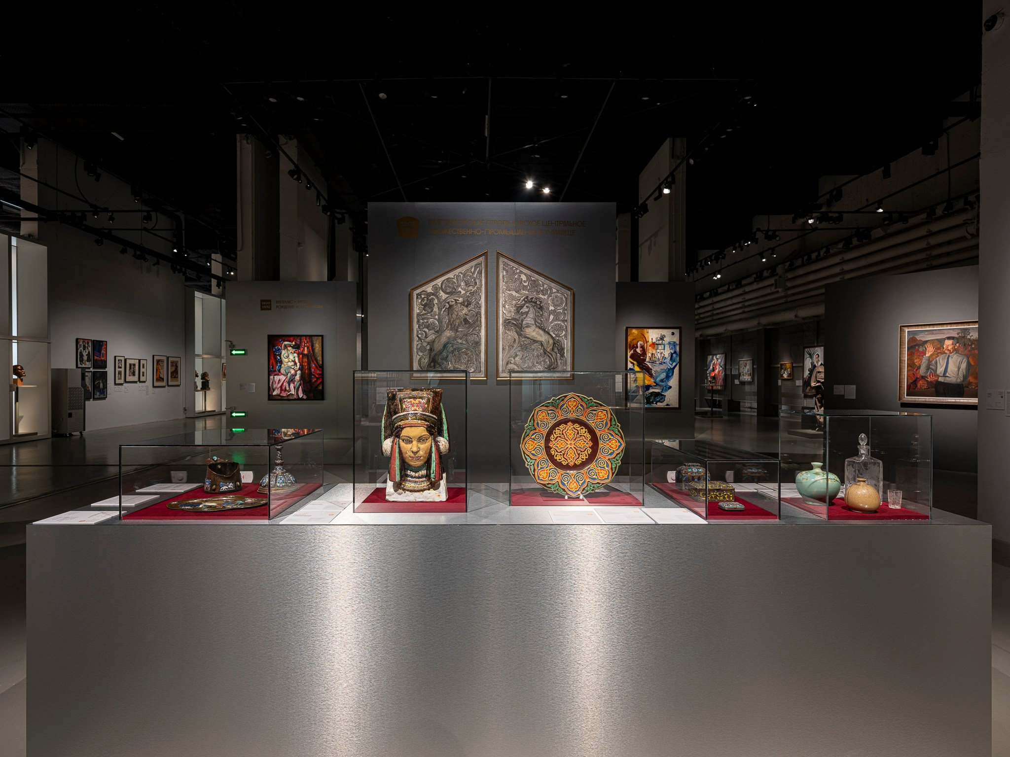 Выставка «200 лет. Юбилейная выставка Университета имени Строганова», архитектор Юлия Наполова PC_Culture. Фотограф Василий Буланов