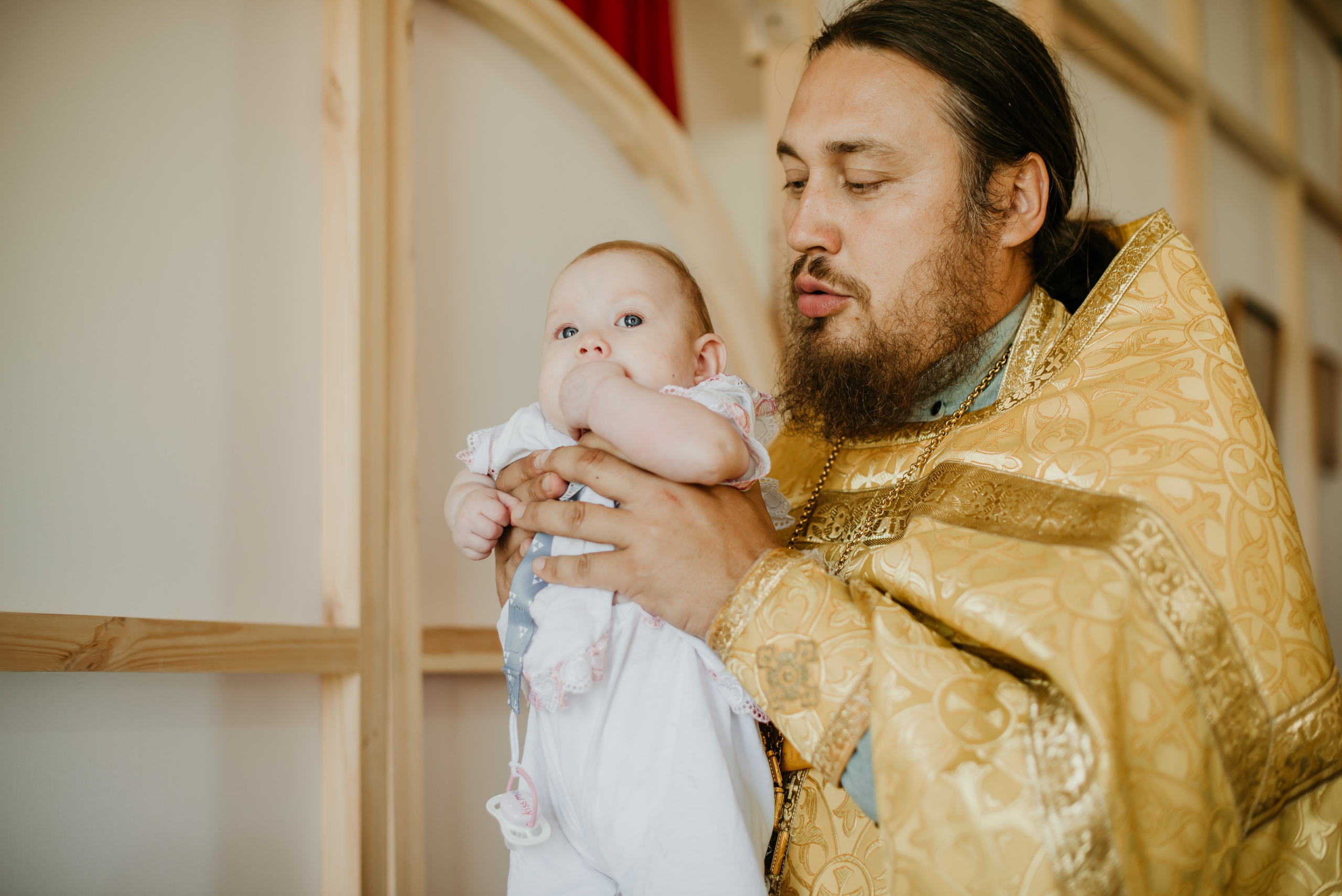 Таинство крещения Василисы. Свадебный, семейный и портретный фотограф в Суворове Анастасия Седыкин