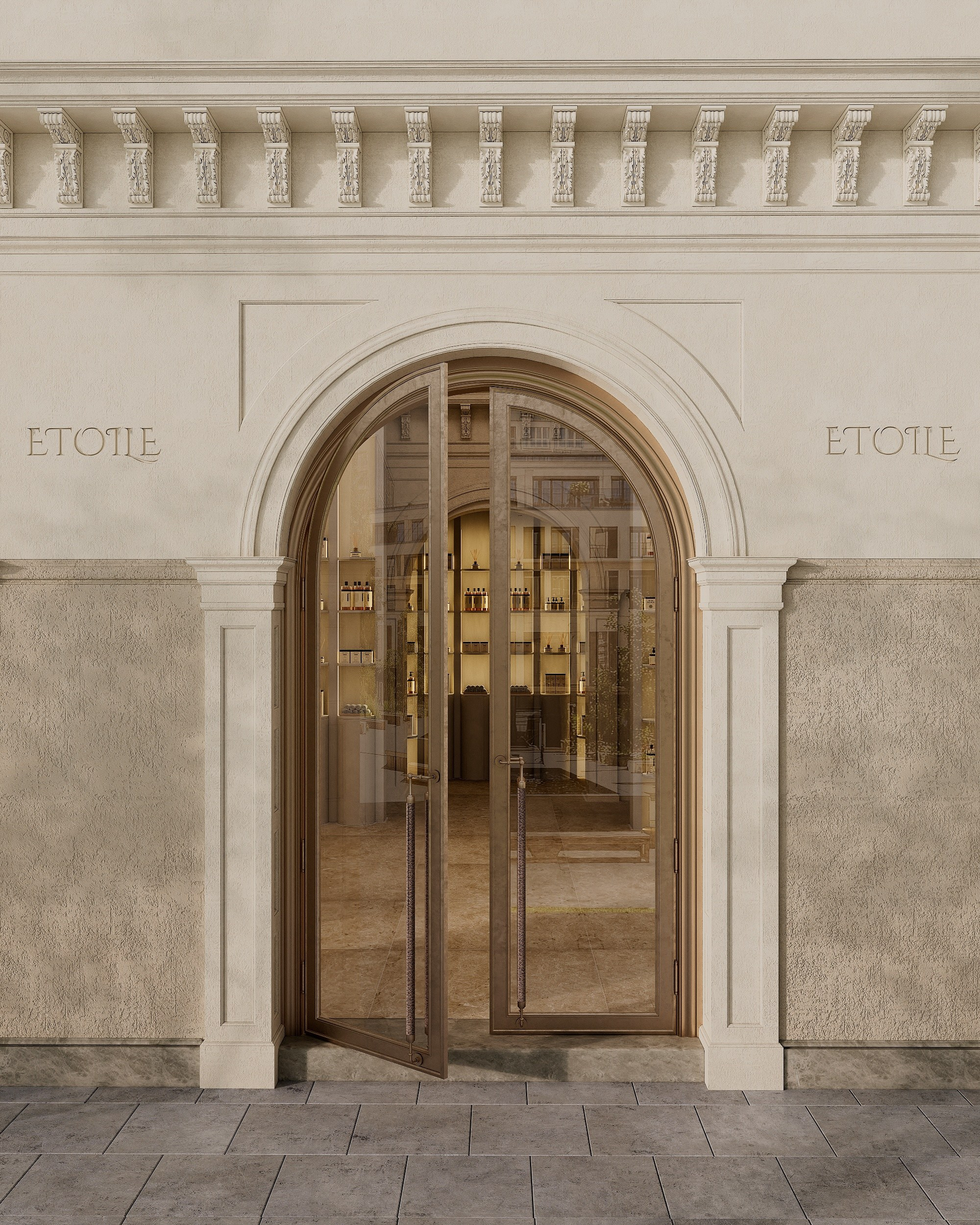 ETOILE cosmetics boutique. Solovets visualization