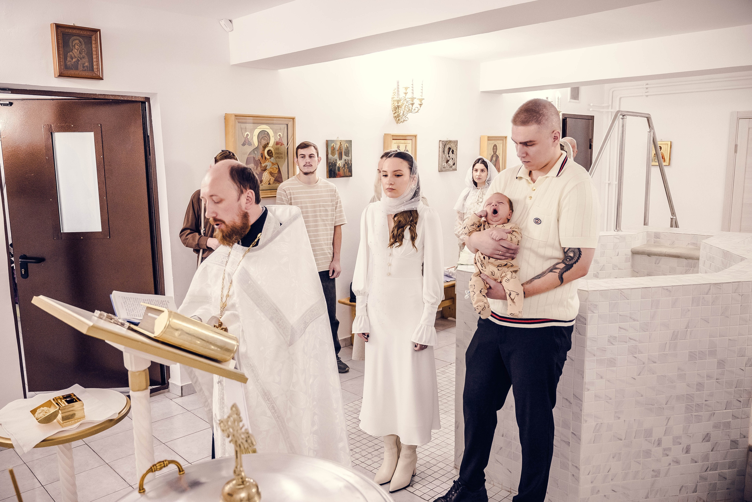 Крещение Мирона. Семейный и детский фотограф Москва