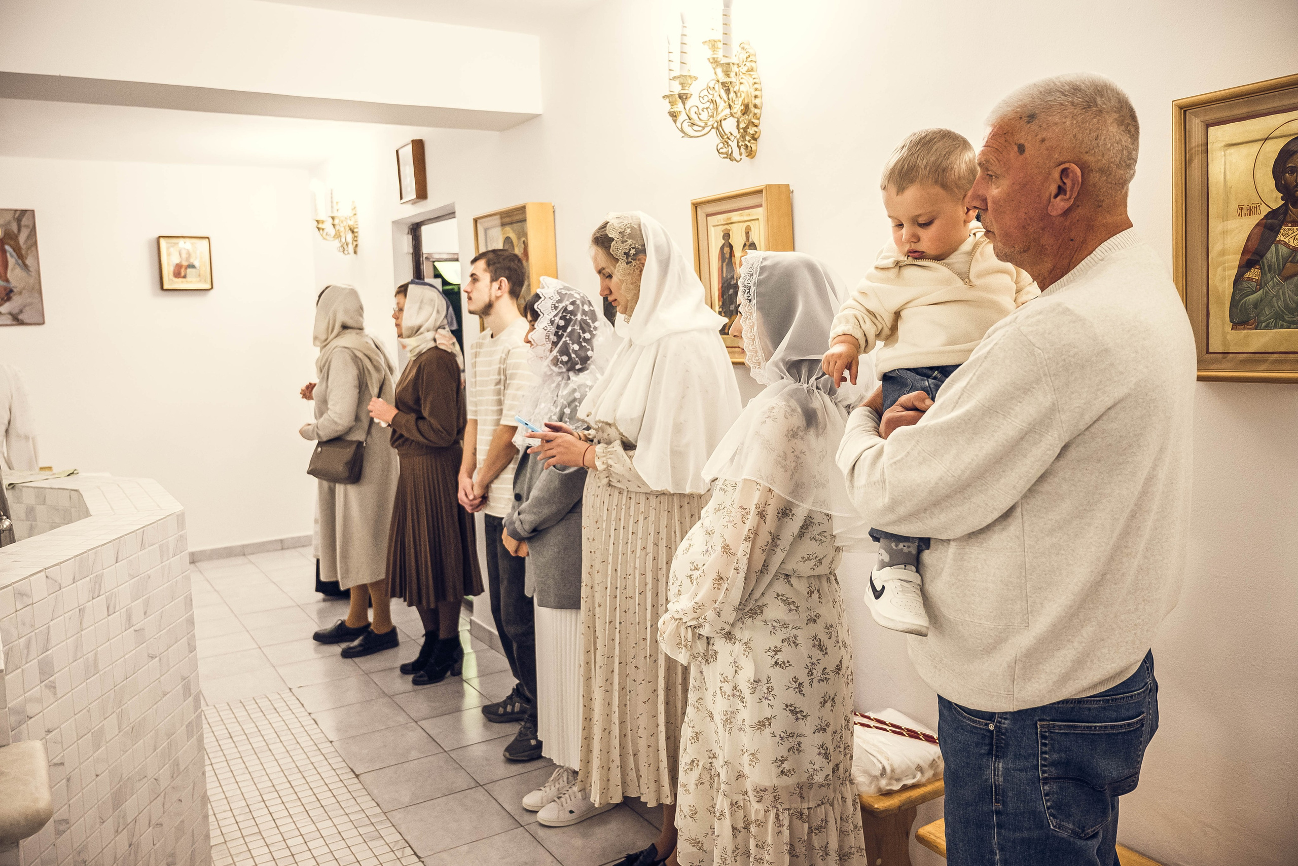Крещение Мирона. Семейный и детский фотограф Москва