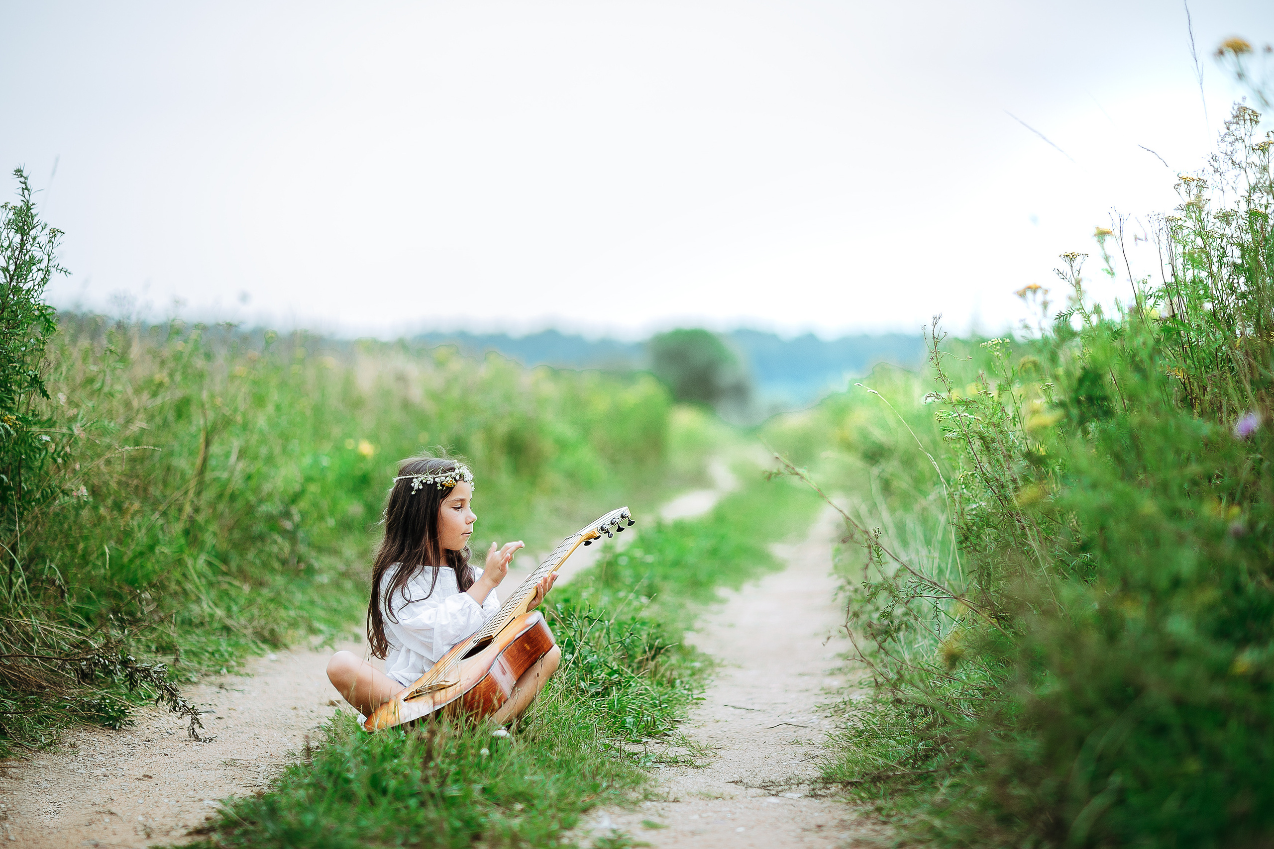 Летний вечер в деревне. Семейный и детский фотограф, женский портрет Москва Светлана Мертикова
