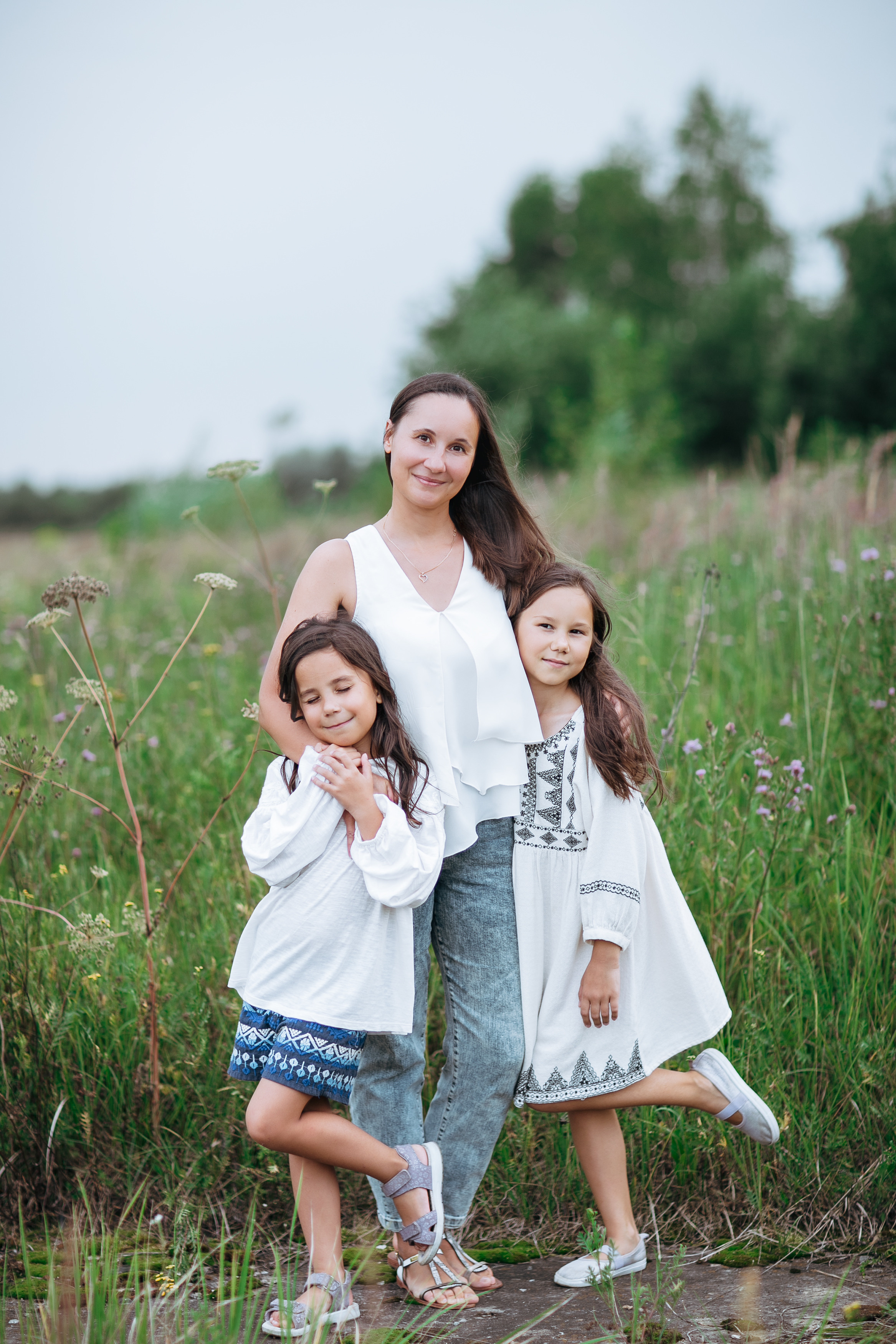 Летний вечер в деревне. Семейный и детский фотограф, женский портрет Москва Светлана Мертикова