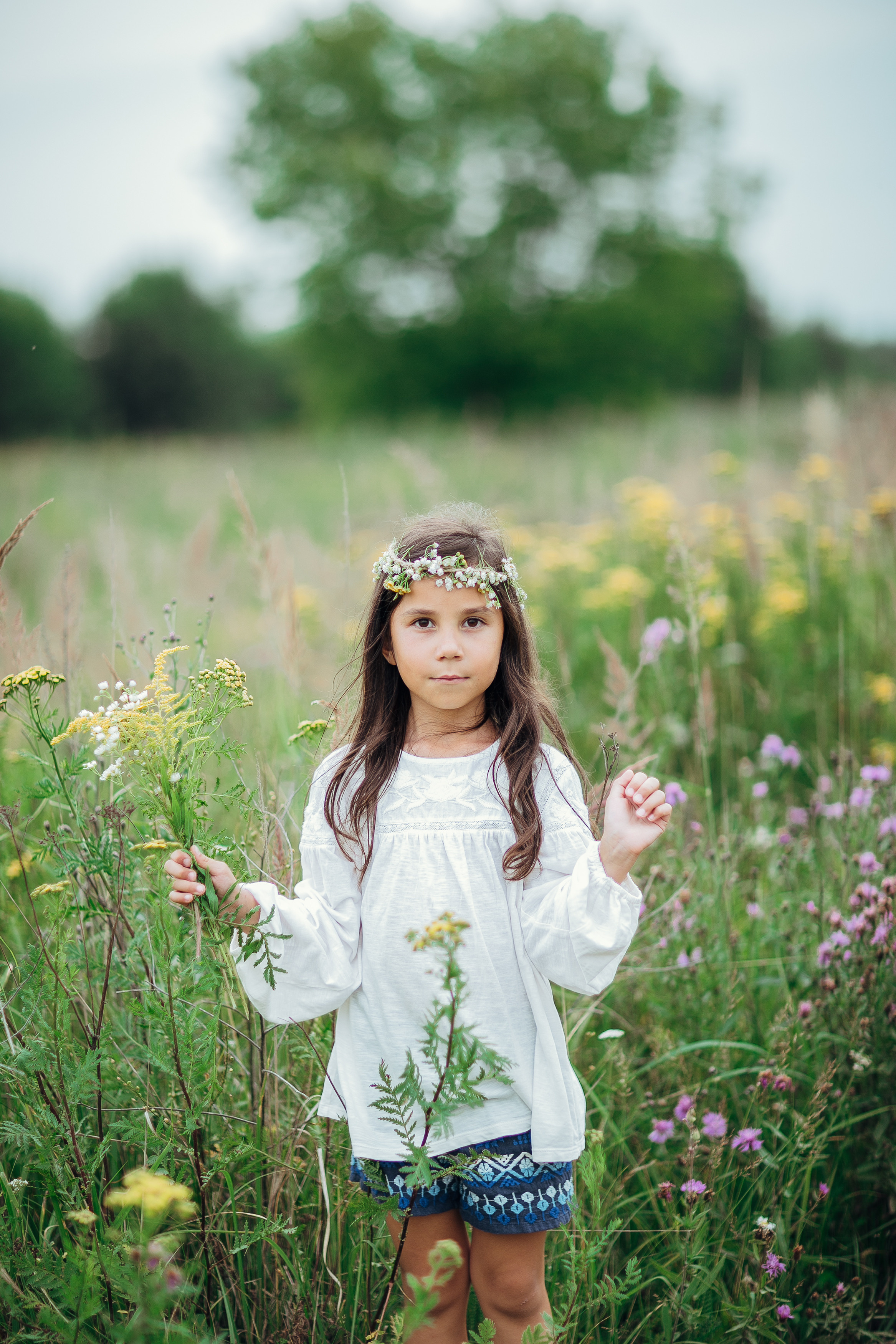 Летний вечер в деревне. Семейный и детский фотограф, женский портрет Москва Светлана Мертикова