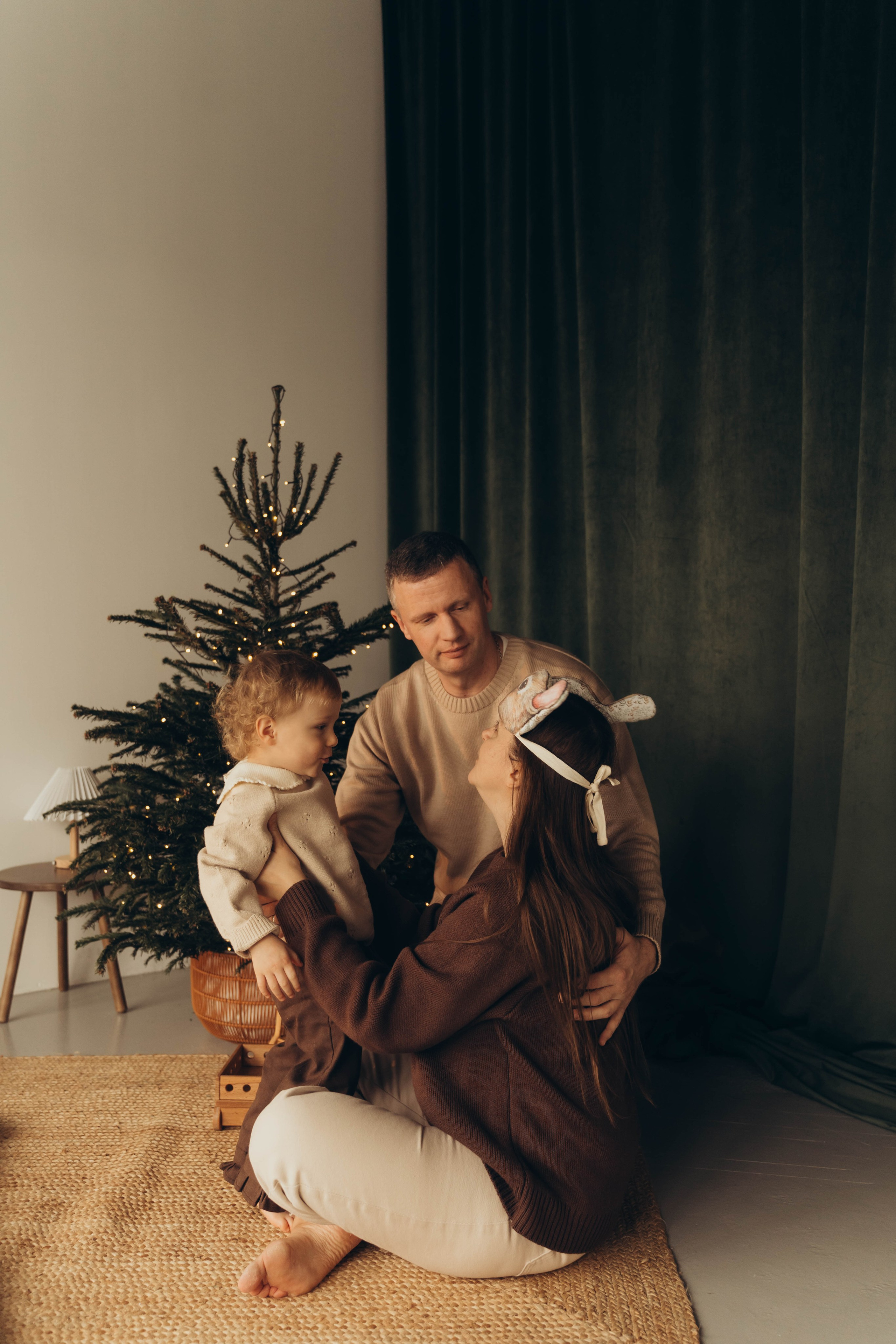 Екатерина, Николай и малышка Аня