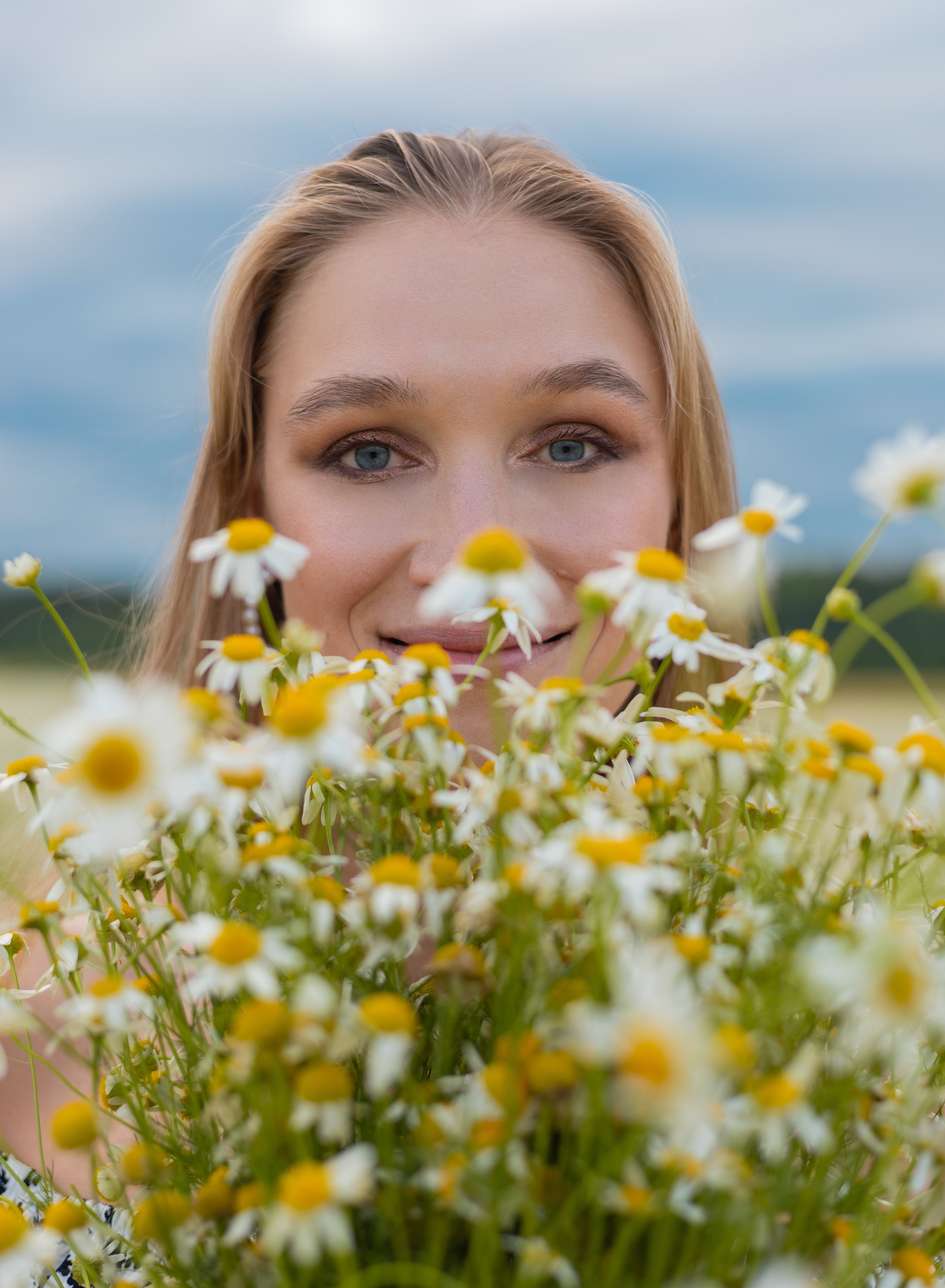 Фотосессия в Ромашковом поле. Портретный фотограф Панферова Регина г. Санкт-Петербург, г. Казань