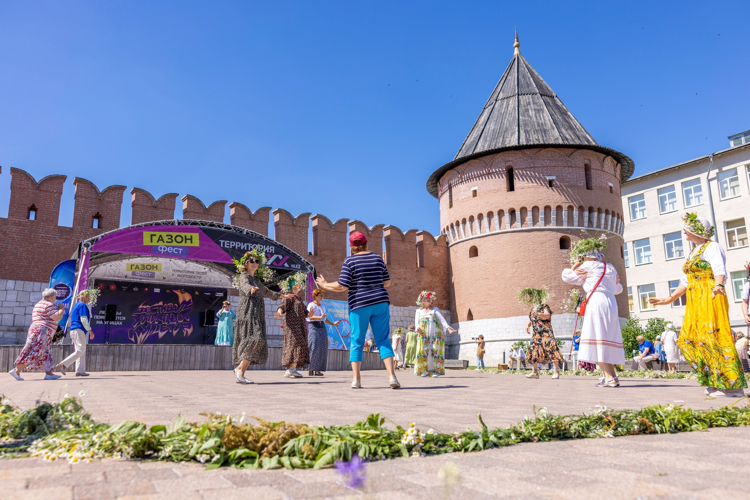 Фестиваль «Ромашковый хоровод». Северная ходьба. Фотограф в Туле Крупский АнДРей. Фотостудия «КАДР71» в Туле