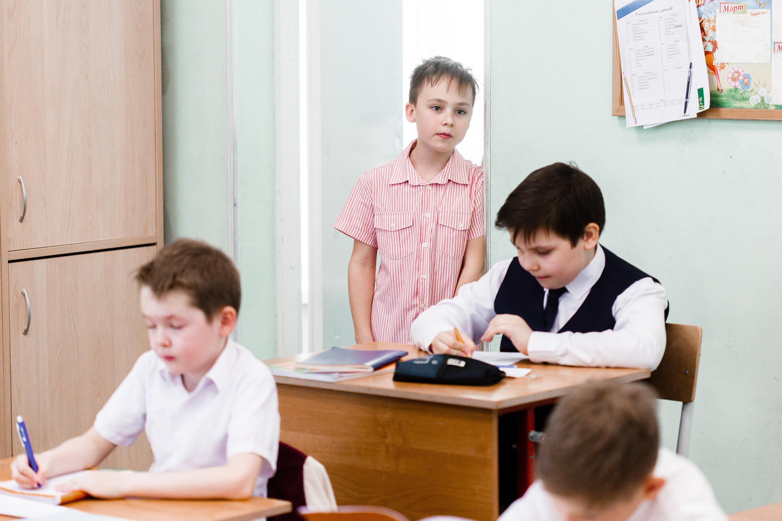 Школьная фотосъемка 3-го класса. Репортажный фотограф Борис Геер