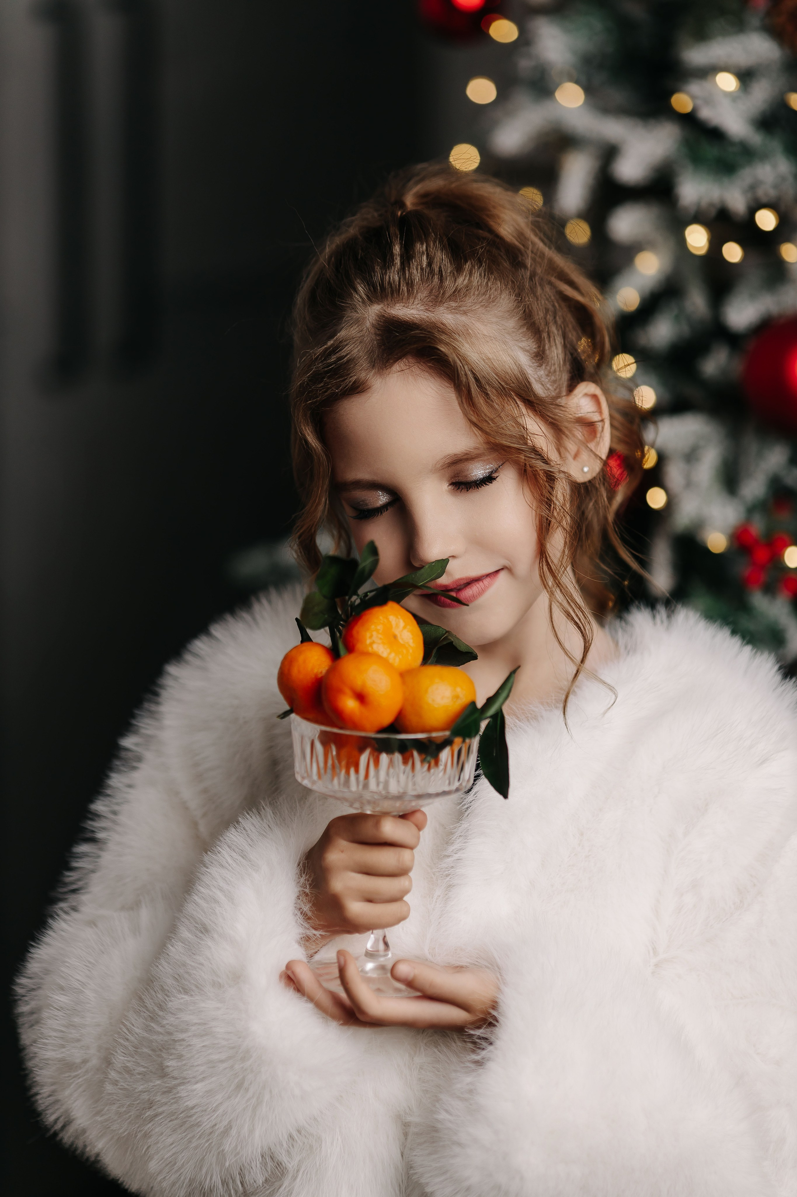 Новогодние портретики с Евой). Семейный и детский фотограф в Пскове и Санкт-Петербурге Яна Калинина