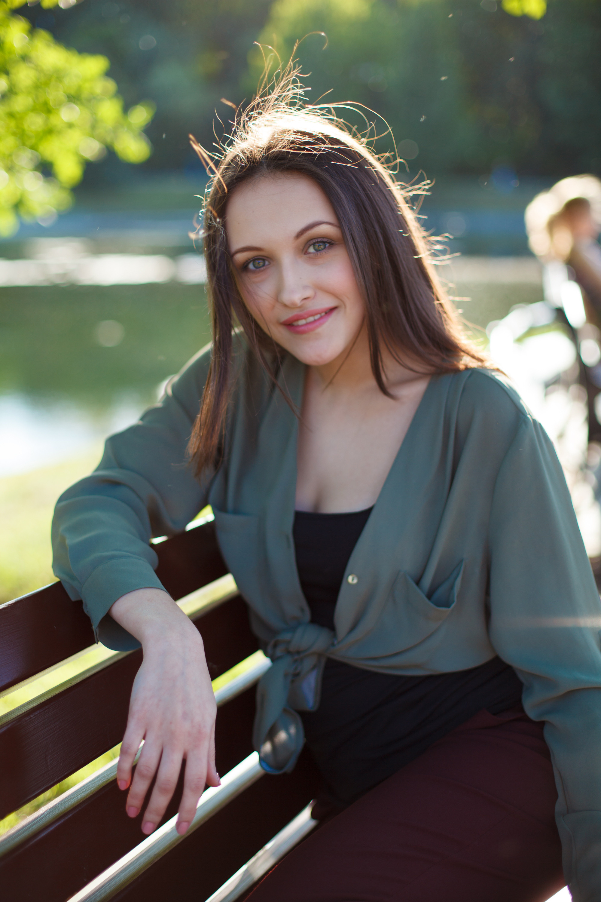 Портрет на пленэре. Портретный и семейный фотограф в Москве Стаховская Елена