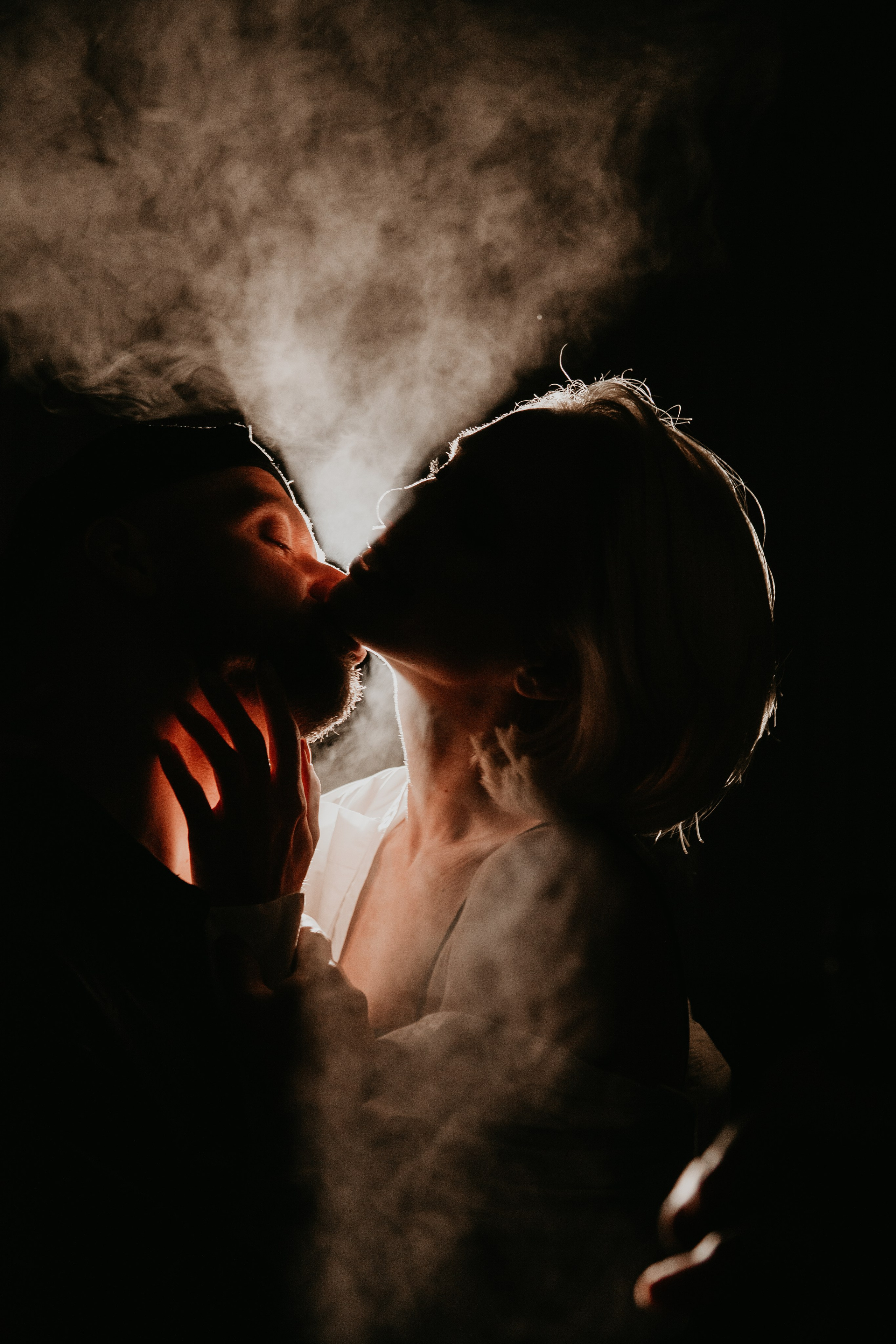 Парная съемка в ночном городе. Мультижанровый фотограф в Москве Наталия Степанова