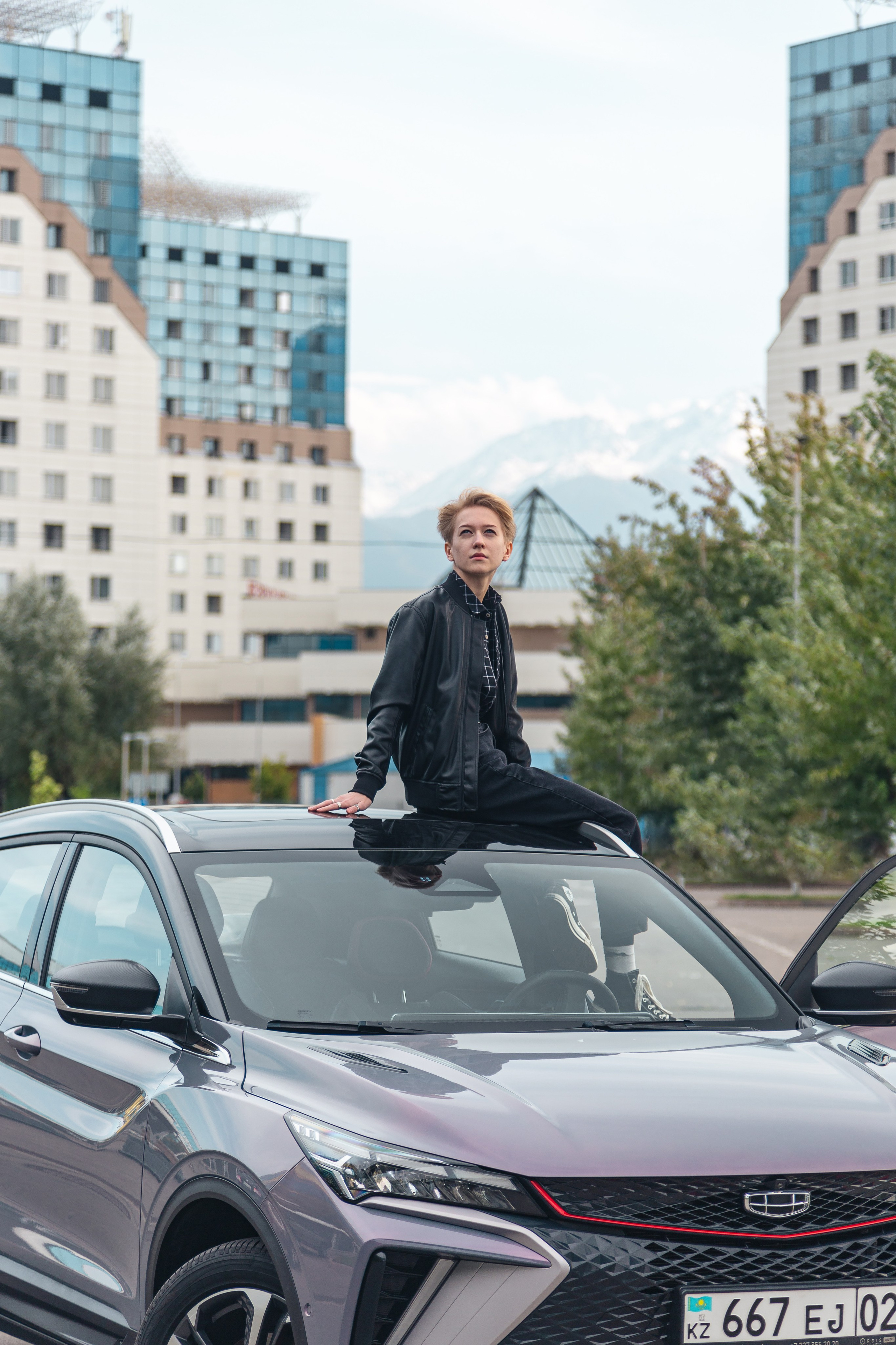 GEELY COOLRAY. Рекламный и портретный фотограф в Алматы — Серекпаев Танирхан