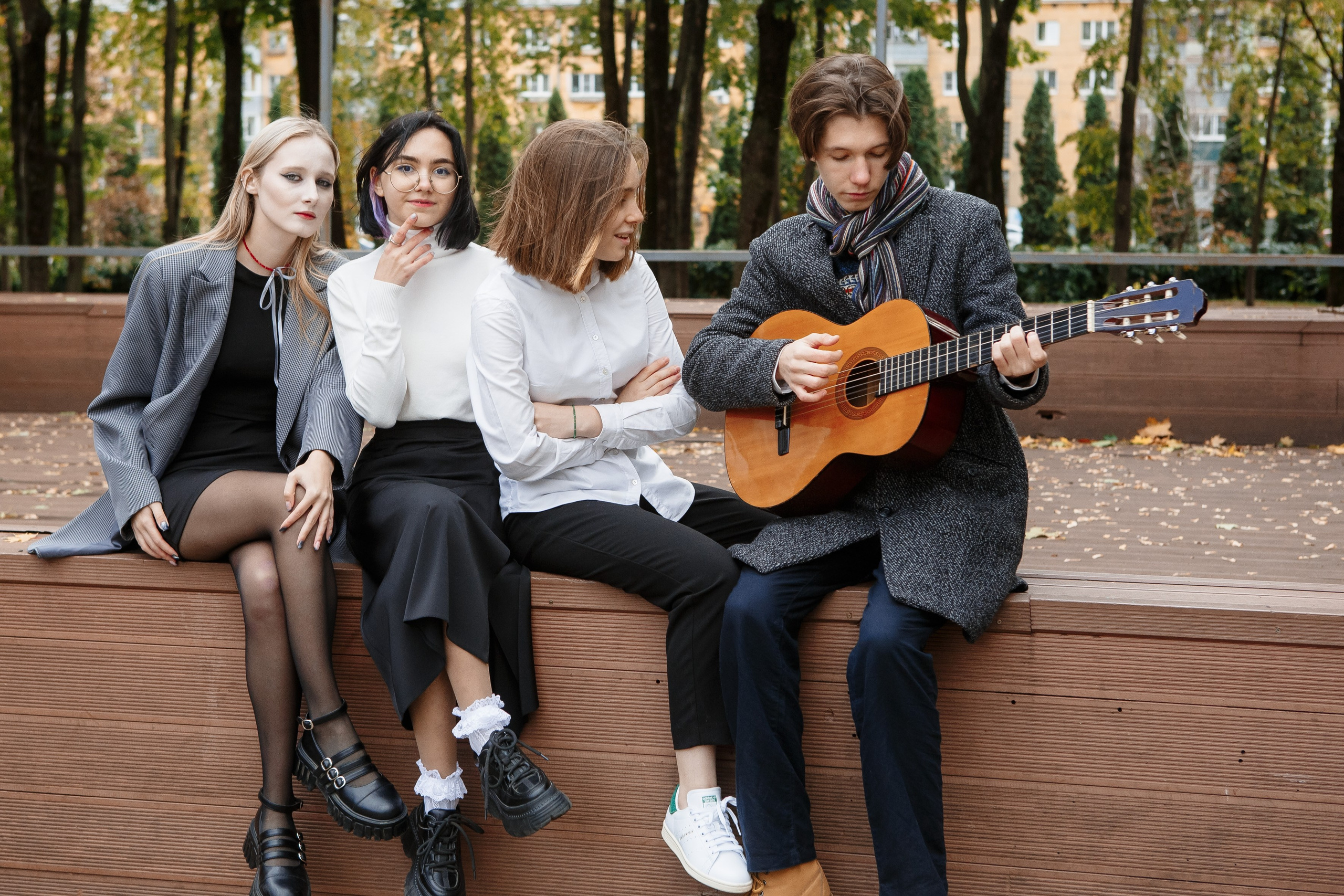 Осень Гимназия 12 11 А 2023. Свадебный и портретный Фотограф в Липецке Дмитрий Котюков