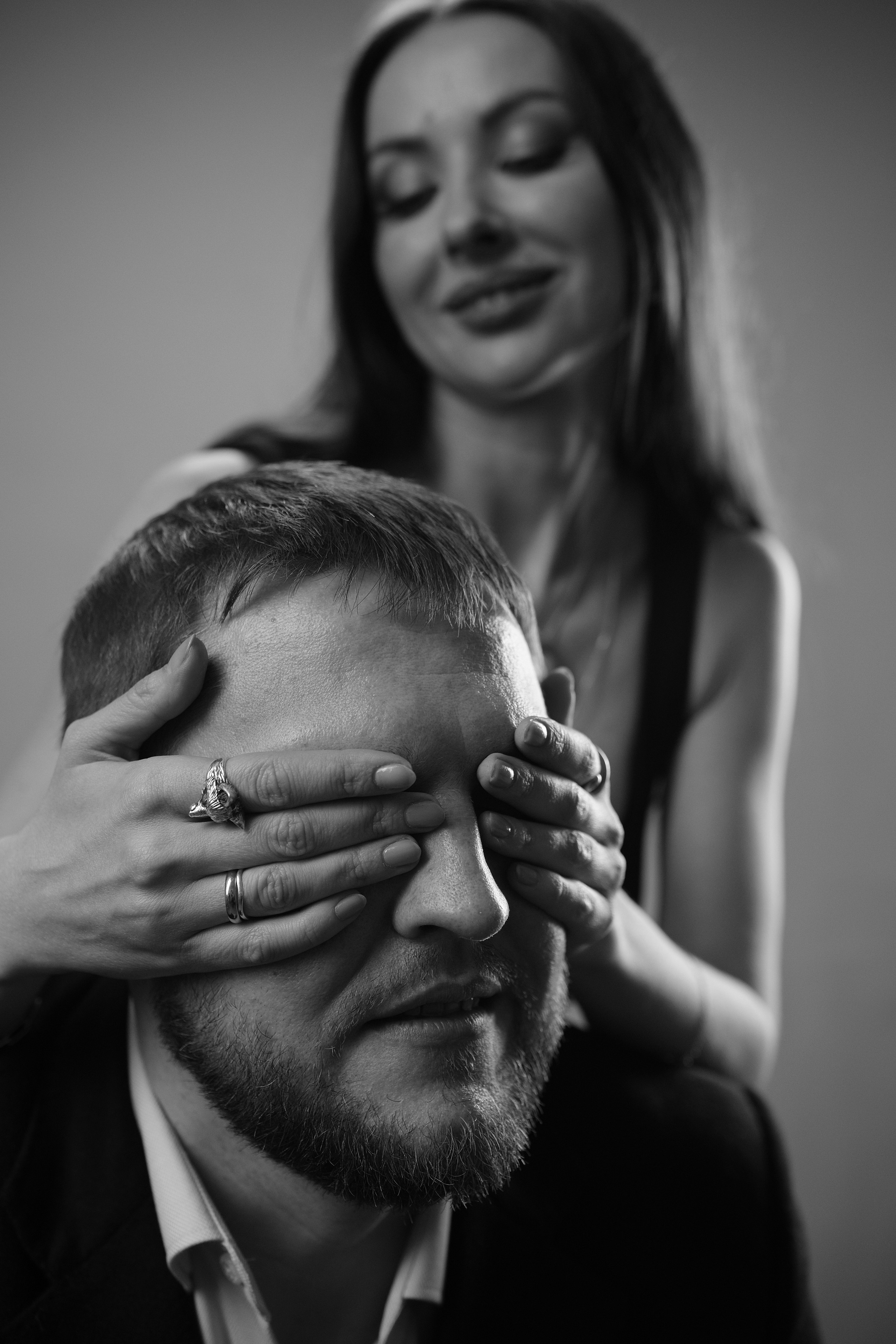 Парный студийный портрет. Портретный фотограф в Москве Александр Денисов