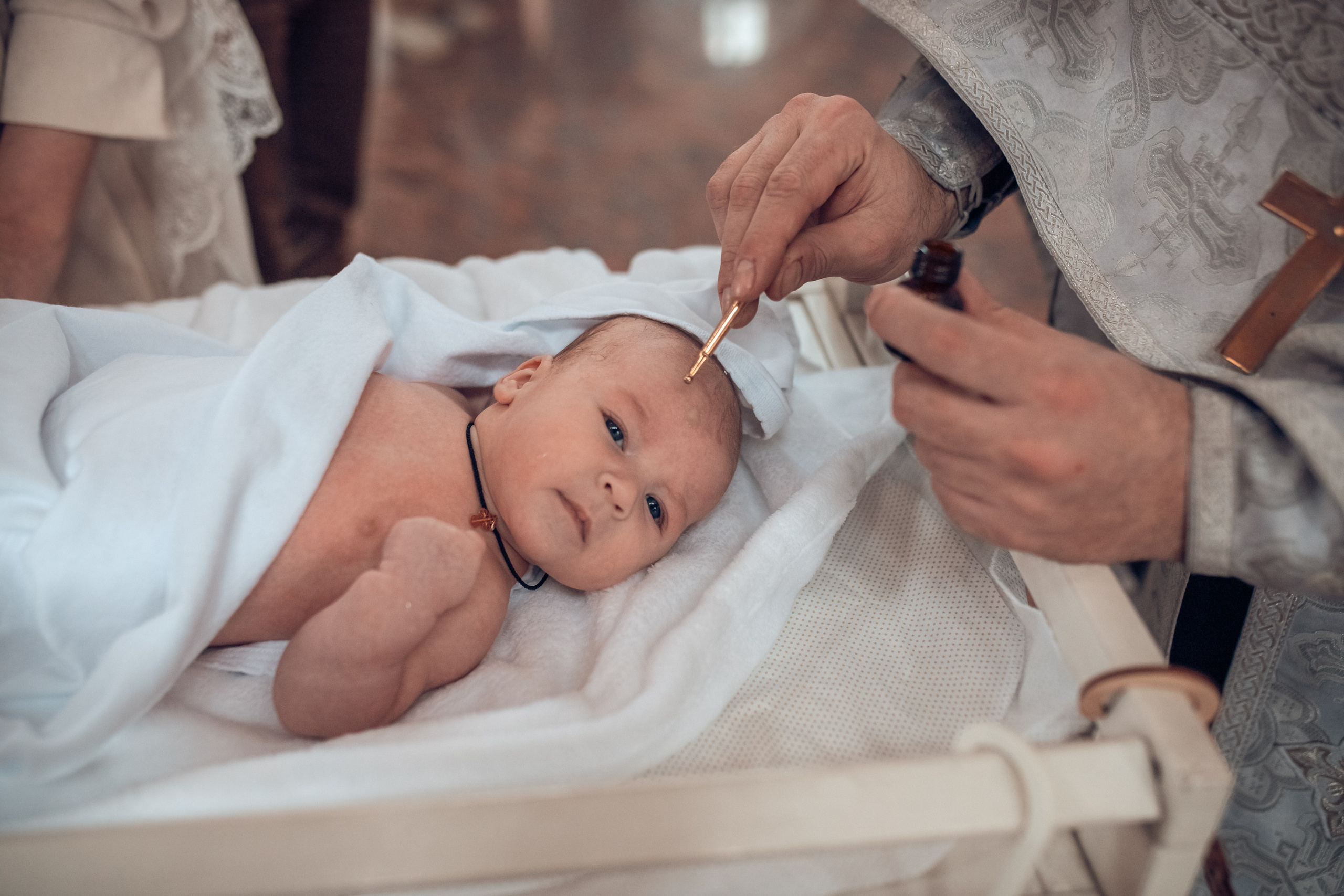 Крещение Тимура в храме Георгия Всеволодовича. Екатерина Крапивина фотограф церковных Таинств в Нижний Новгороде