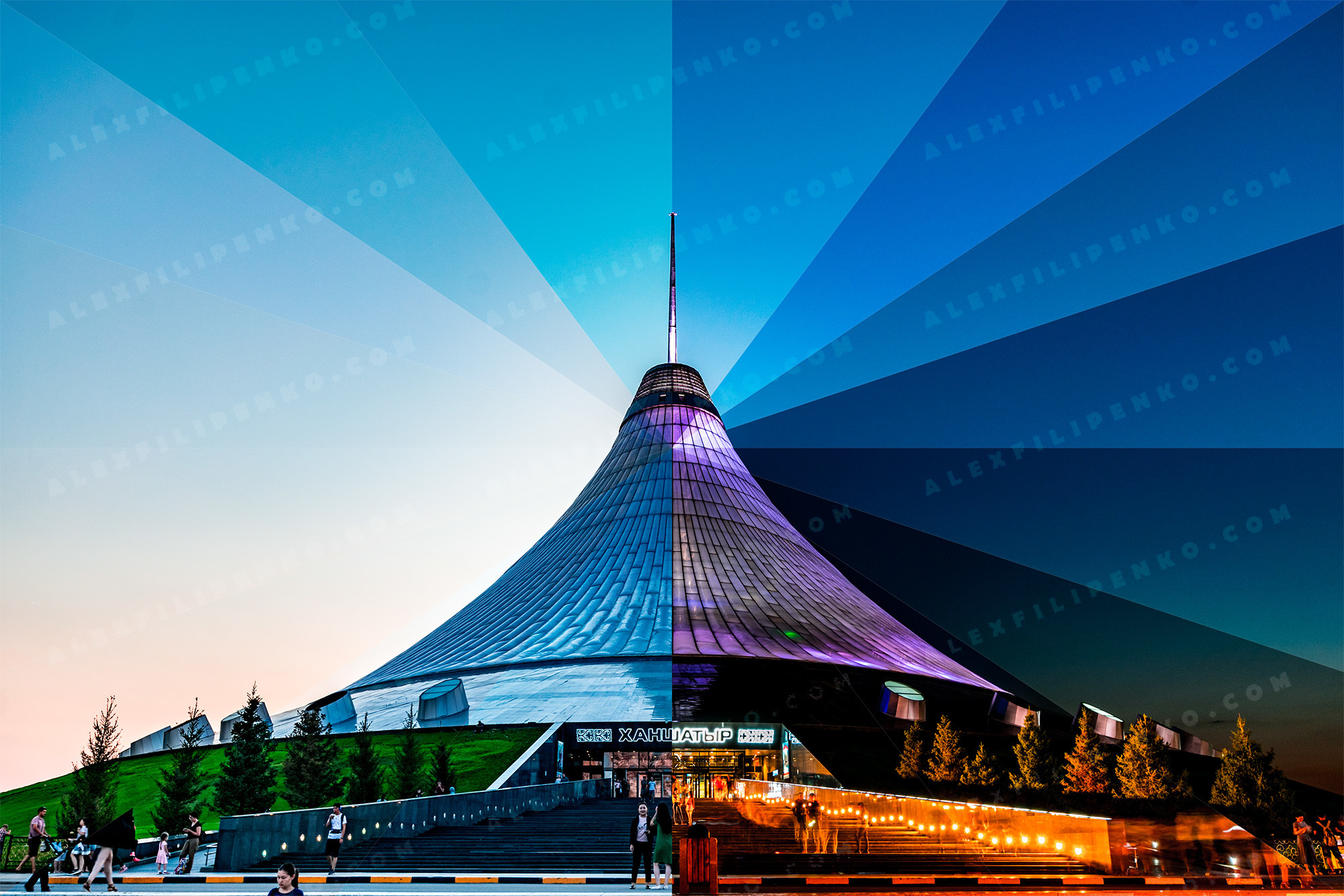 Коллаж снимков (Digital Art). Фотограф интерьера недвижимости и архитектуры в Астане