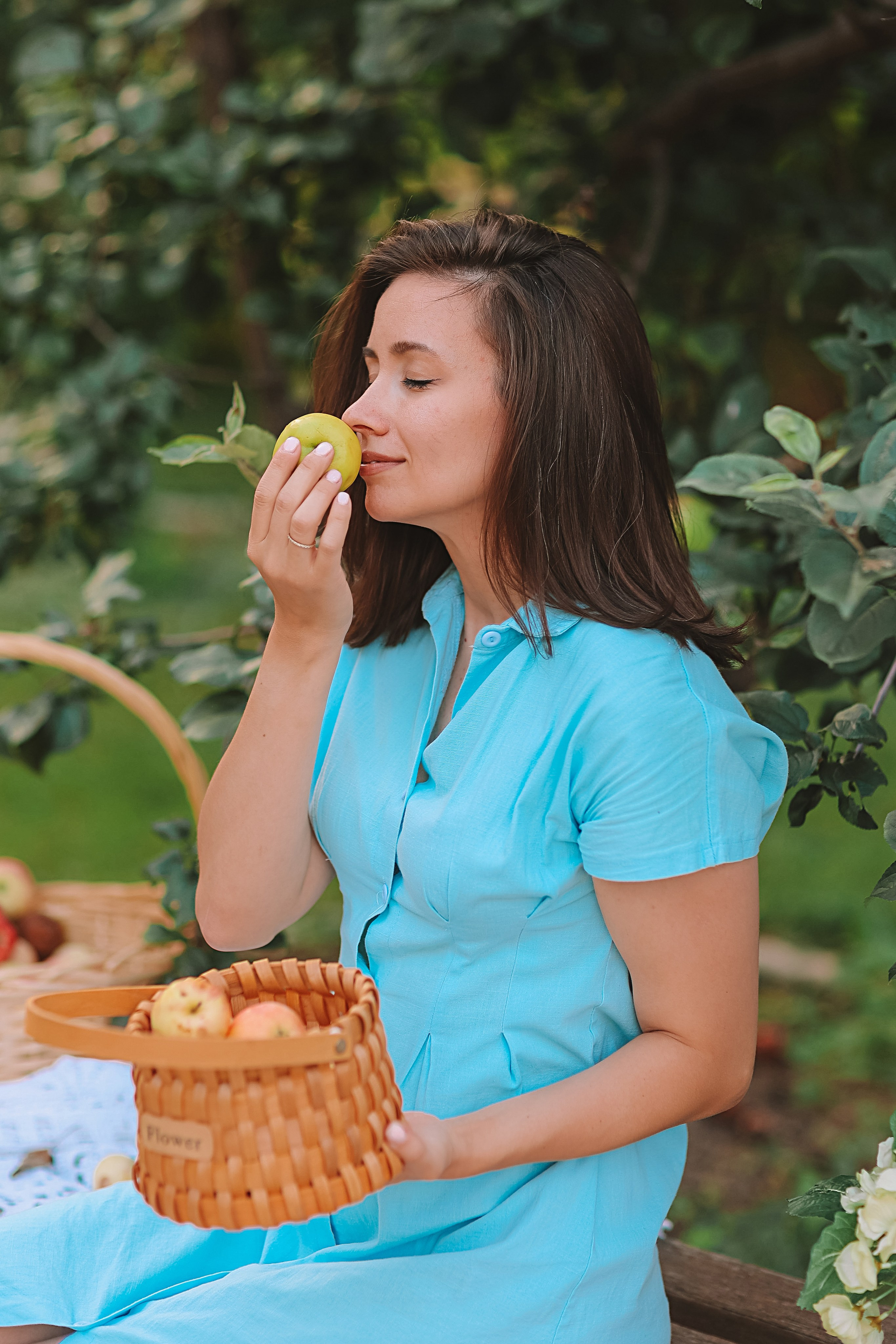 Яблоки. Семейный фотограф Тюмень, фотограф на роды Салмина Мария