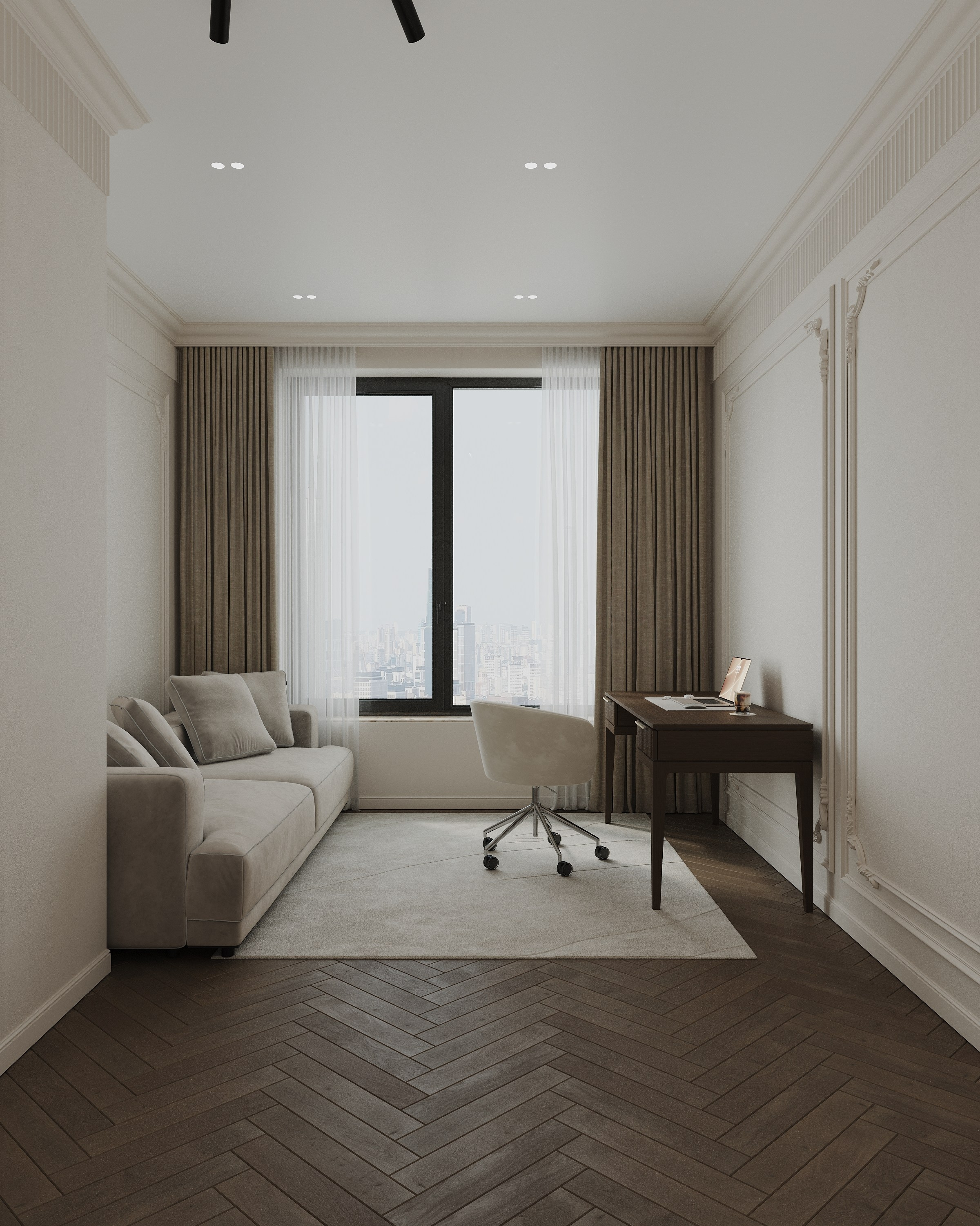 ЖК The One 65 кв.м, г. Санкт-Петербург. 3d визуализатор Анастасия Науменко