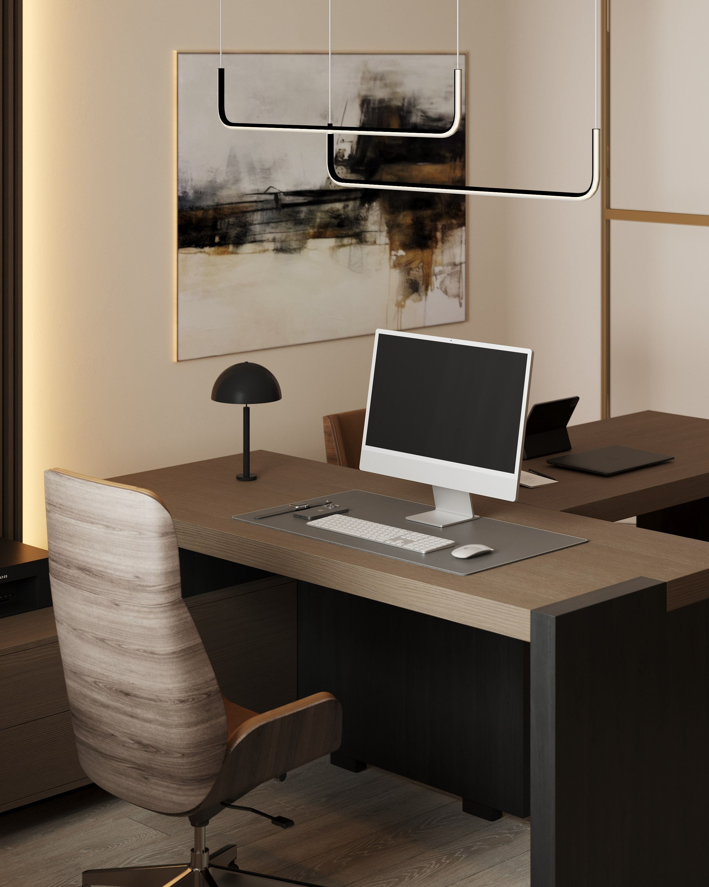 SPB | OFFICE WELL 59 м². 3d визуализатор Анастасия Науменко