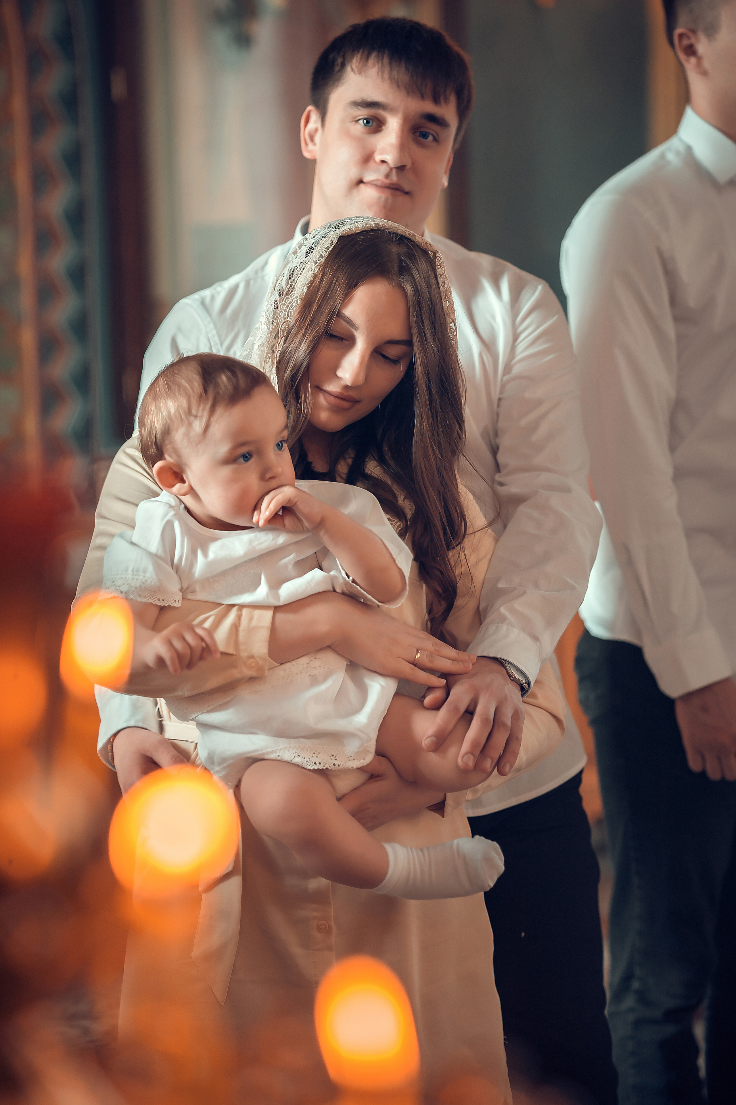 Крещение Артура, Храм Пресвятой Богородицы в п. Березовка. Фотограф на Крещение и Венчание в Красноярске Рамазанова Юлия