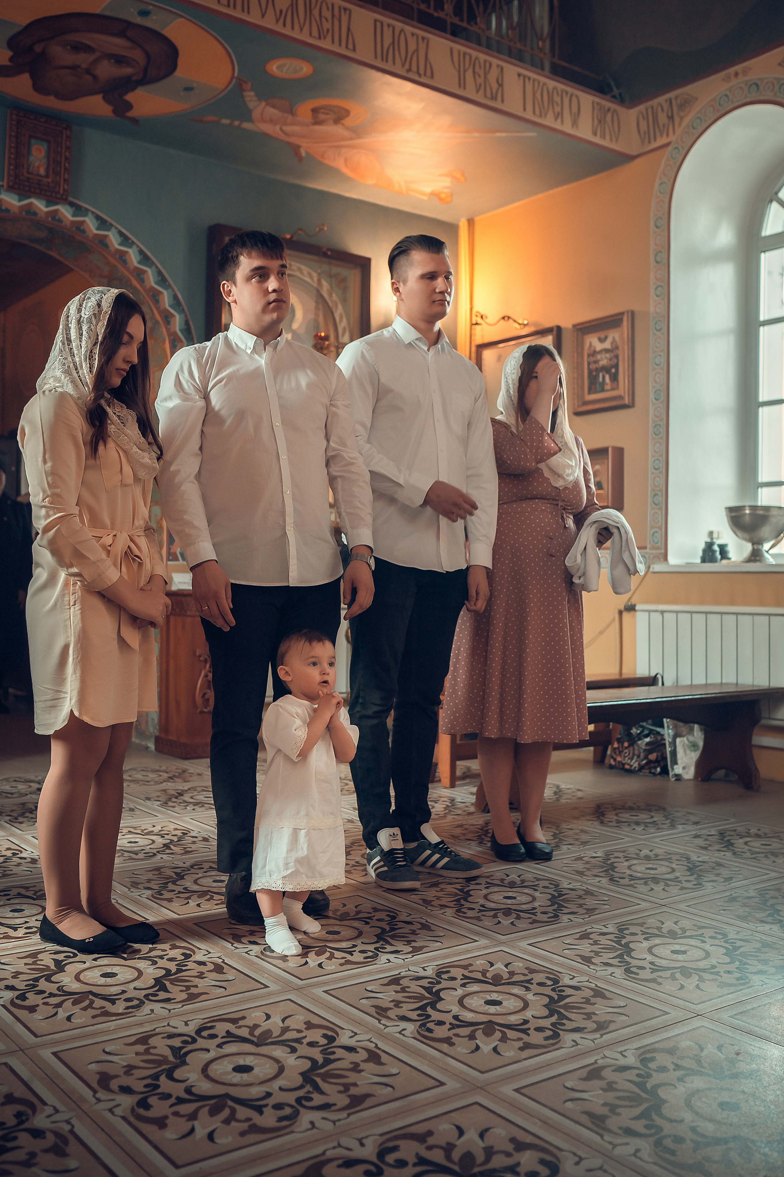 Крещение Артура, Храм Пресвятой Богородицы в п. Березовка. Фотограф на Крещение и Венчание в Красноярске Рамазанова Юлия