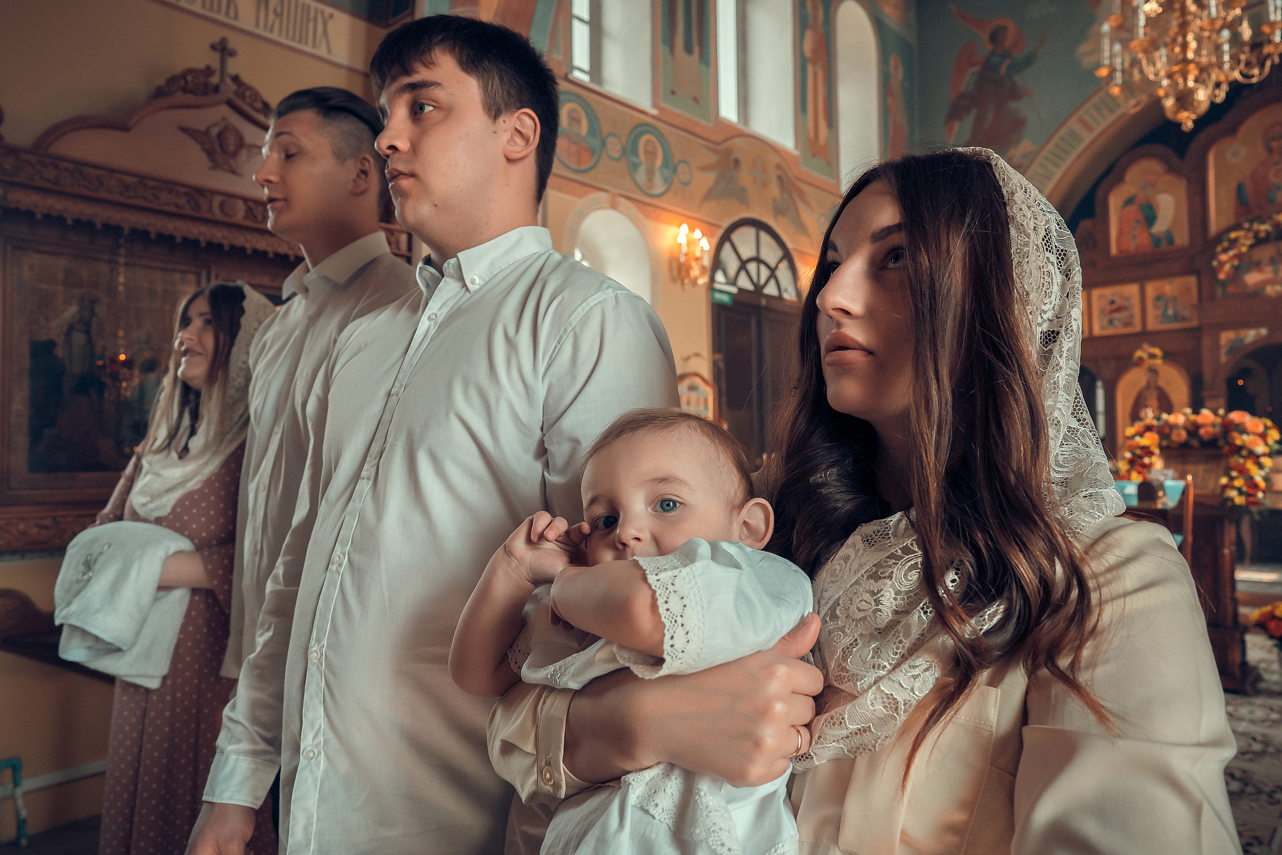 Крещение Артура, Храм Пресвятой Богородицы в п. Березовка. Фотограф на Крещение и Венчание в Красноярске Рамазанова Юлия