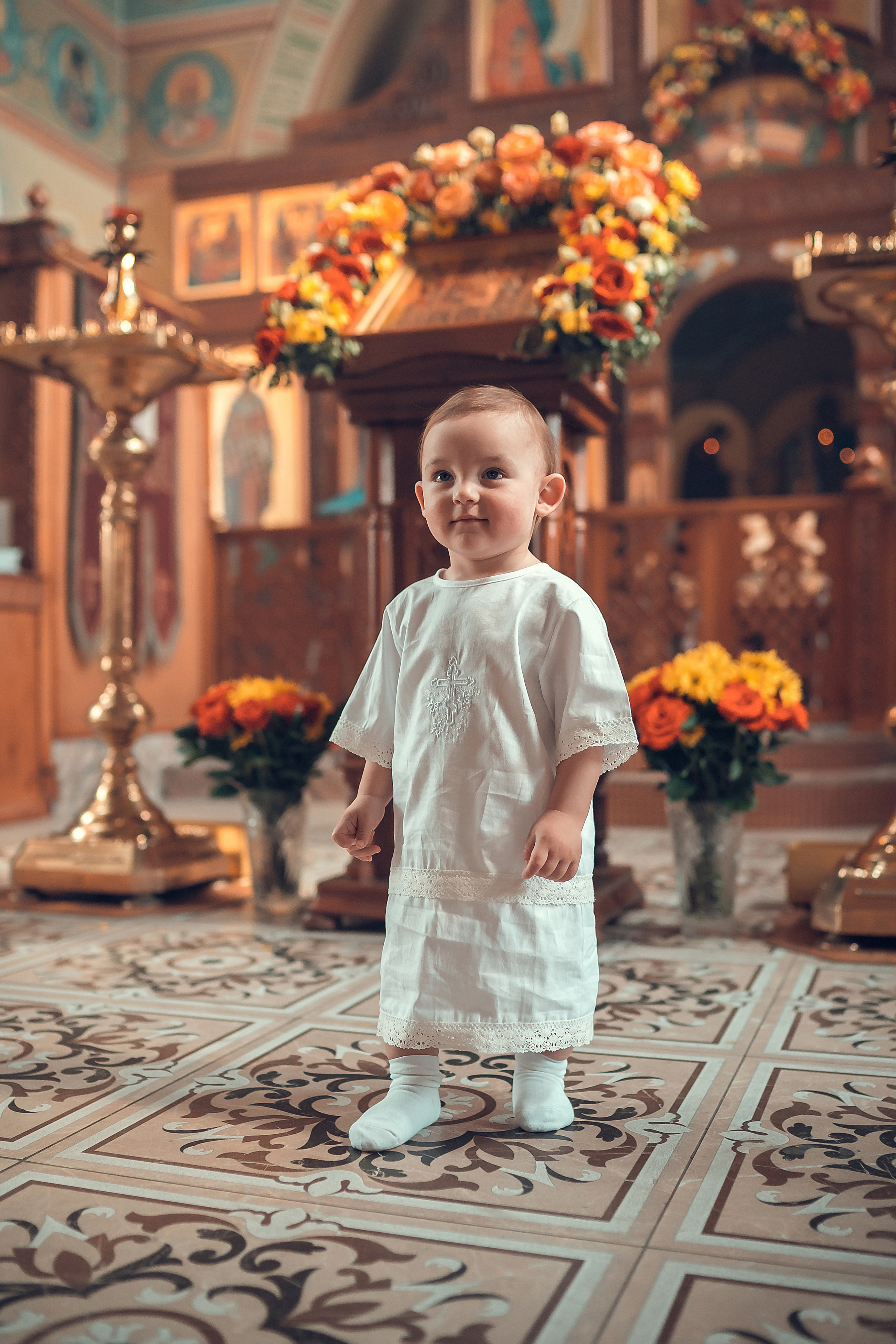 Крещение Артура, Храм Пресвятой Богородицы в п. Березовка. Фотограф на Крещение и Венчание в Красноярске Рамазанова Юлия