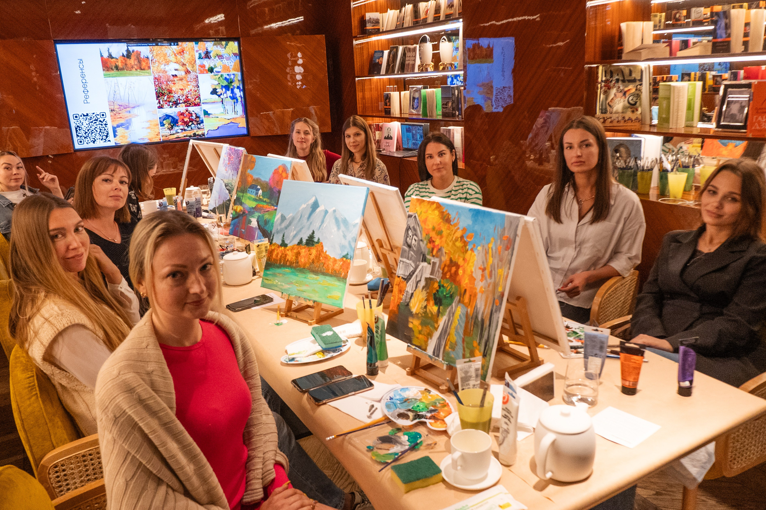 Корпоратив Teach Me Art 3. Портретный фотограф в Москве и Санкт-Петербурге Арина Чех