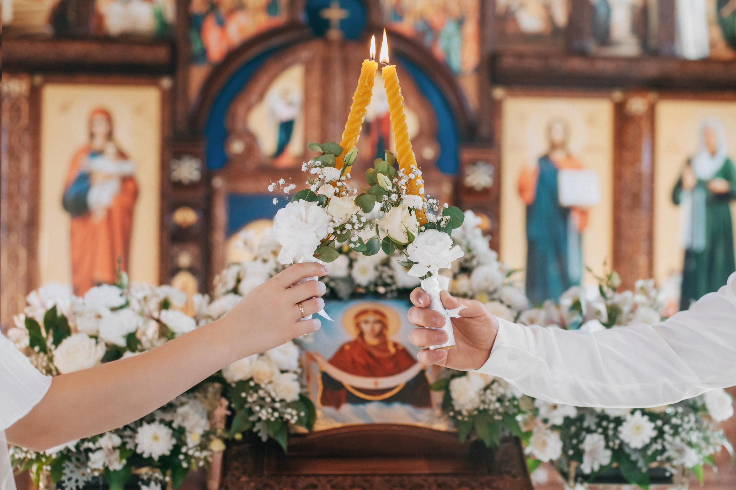 Венчание в Храме Матроны Московской. Церковный фотограф на Таинство Крещения и Венчания в Оренбурге и Оренбургской области Екатерина Белкина