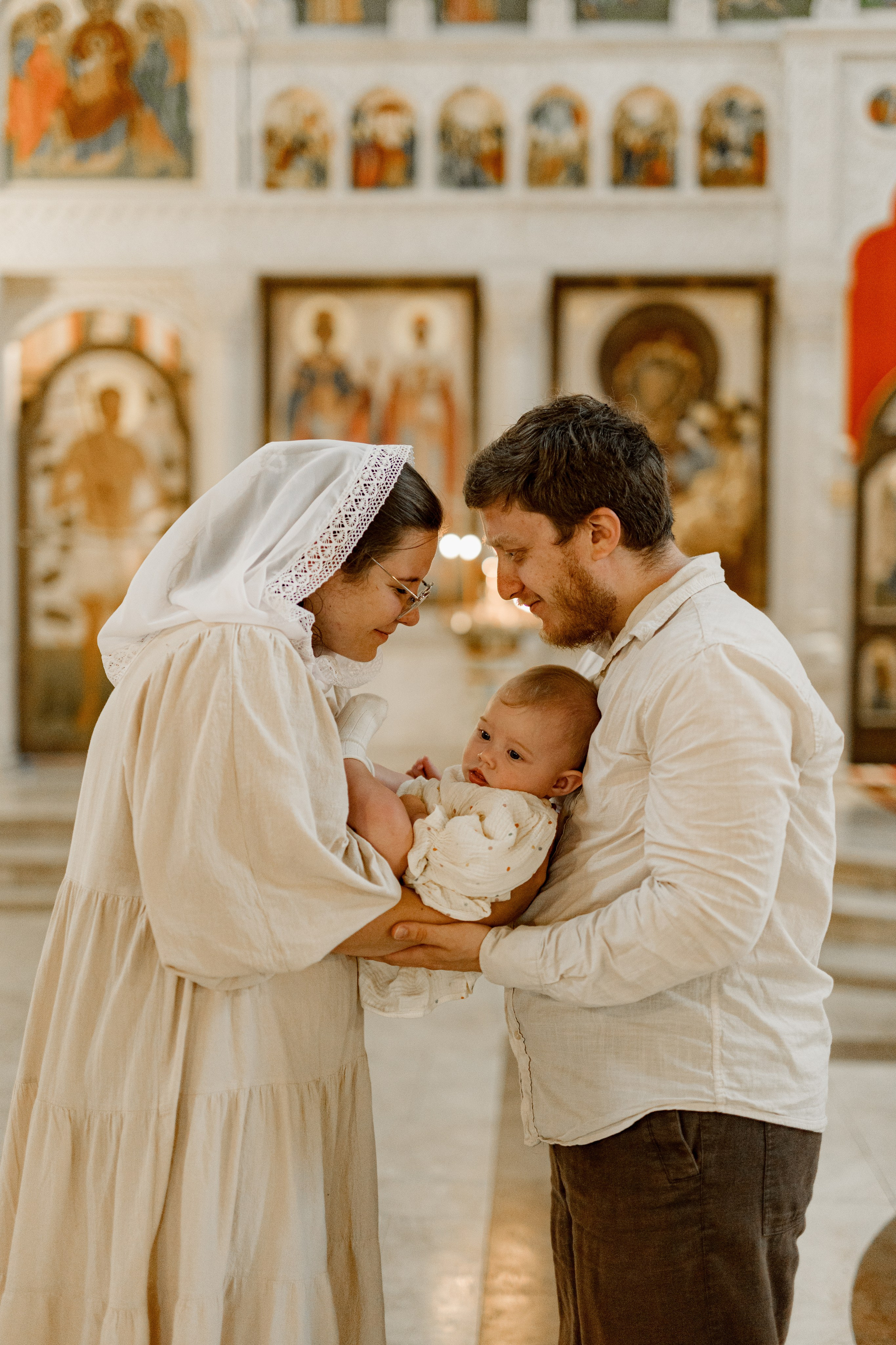 Таинство Крещения Веры. Фотограф новорождённых Newborn Москва