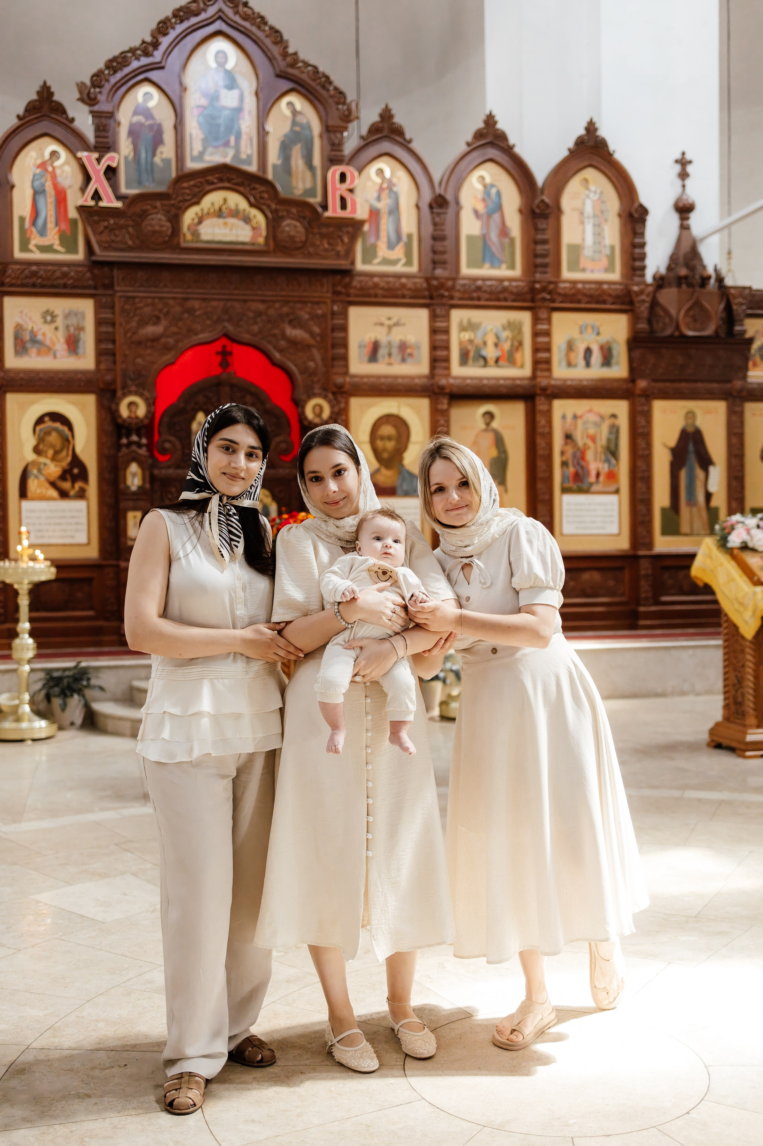 Таинство Крещения Саши. Фотограф новорождённых Newborn Москва