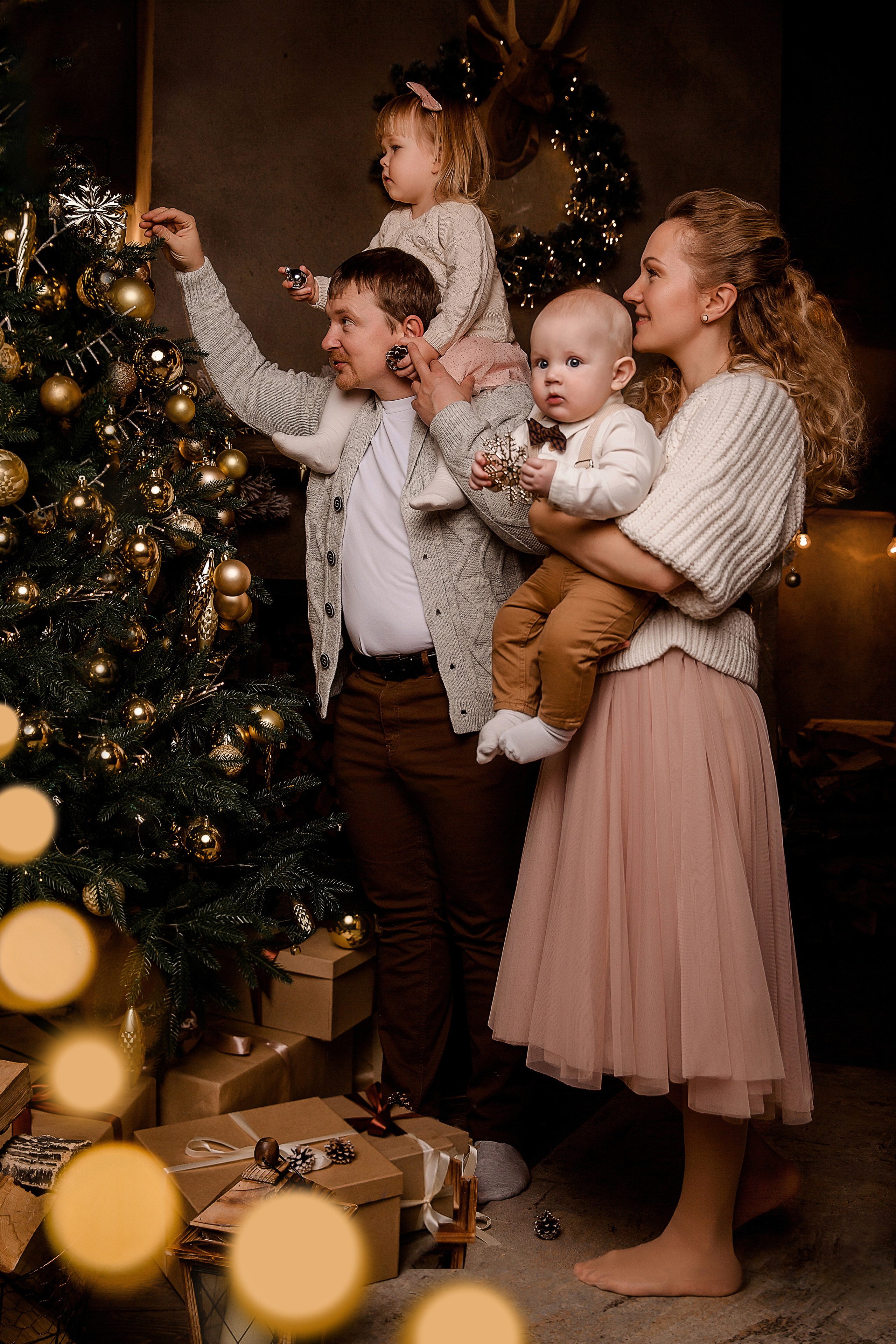 Новогодние фотосессии — фотостудии. Семейный и детский фотограф в Москве Вера Ускова