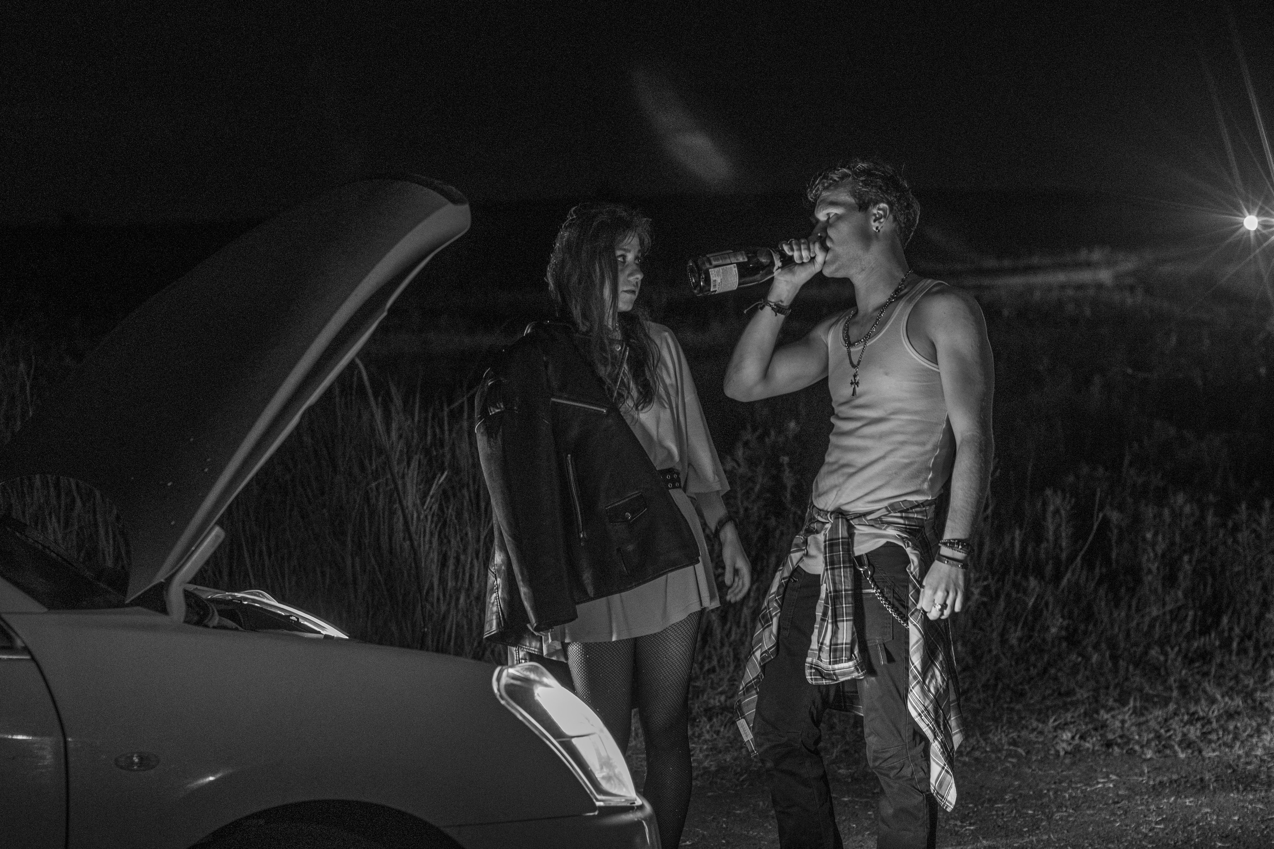 Парная фотосессия в стиле гранж