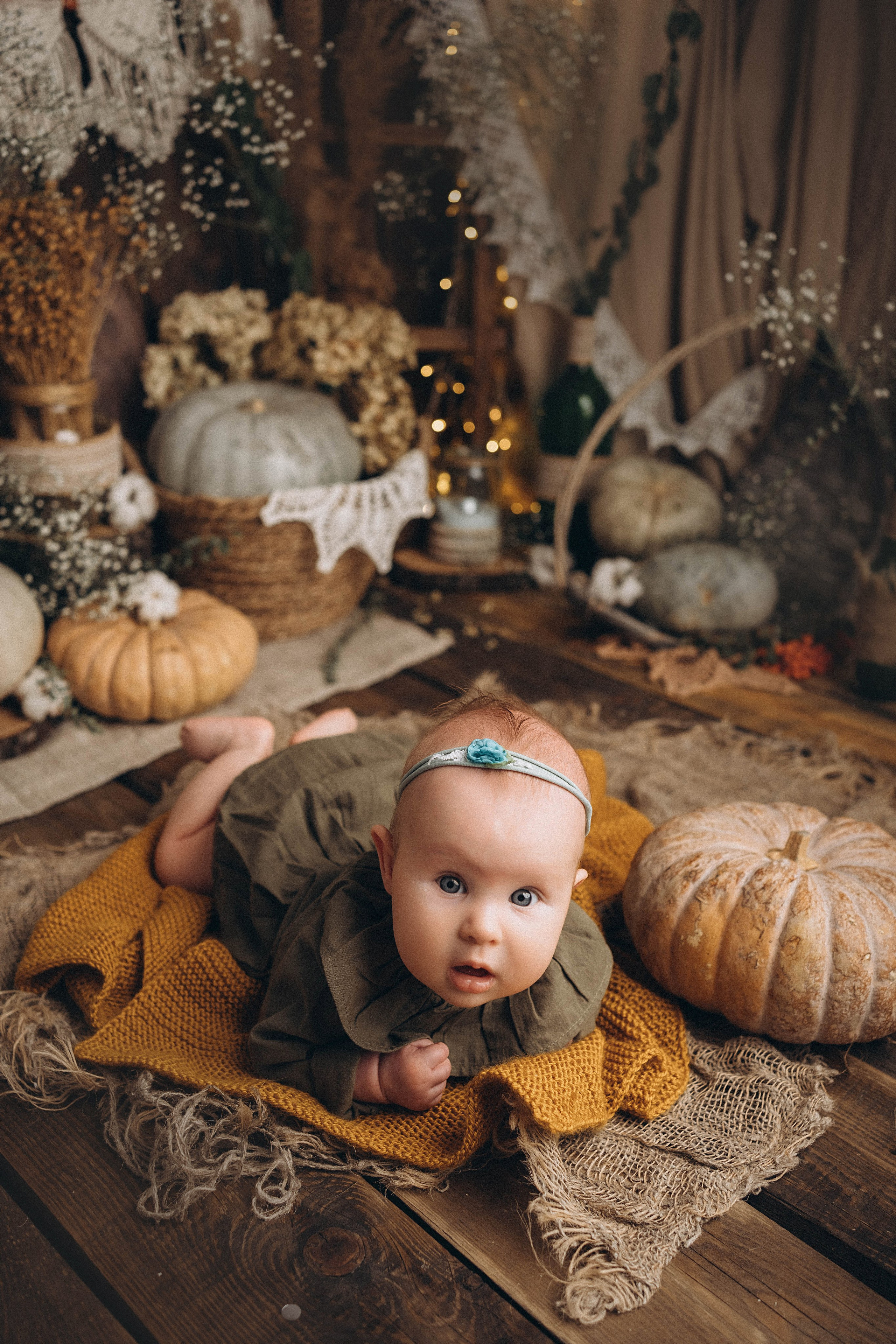 Тыквенный фотопроект. Семейный и детский фотограф новорожденных Ульяновск