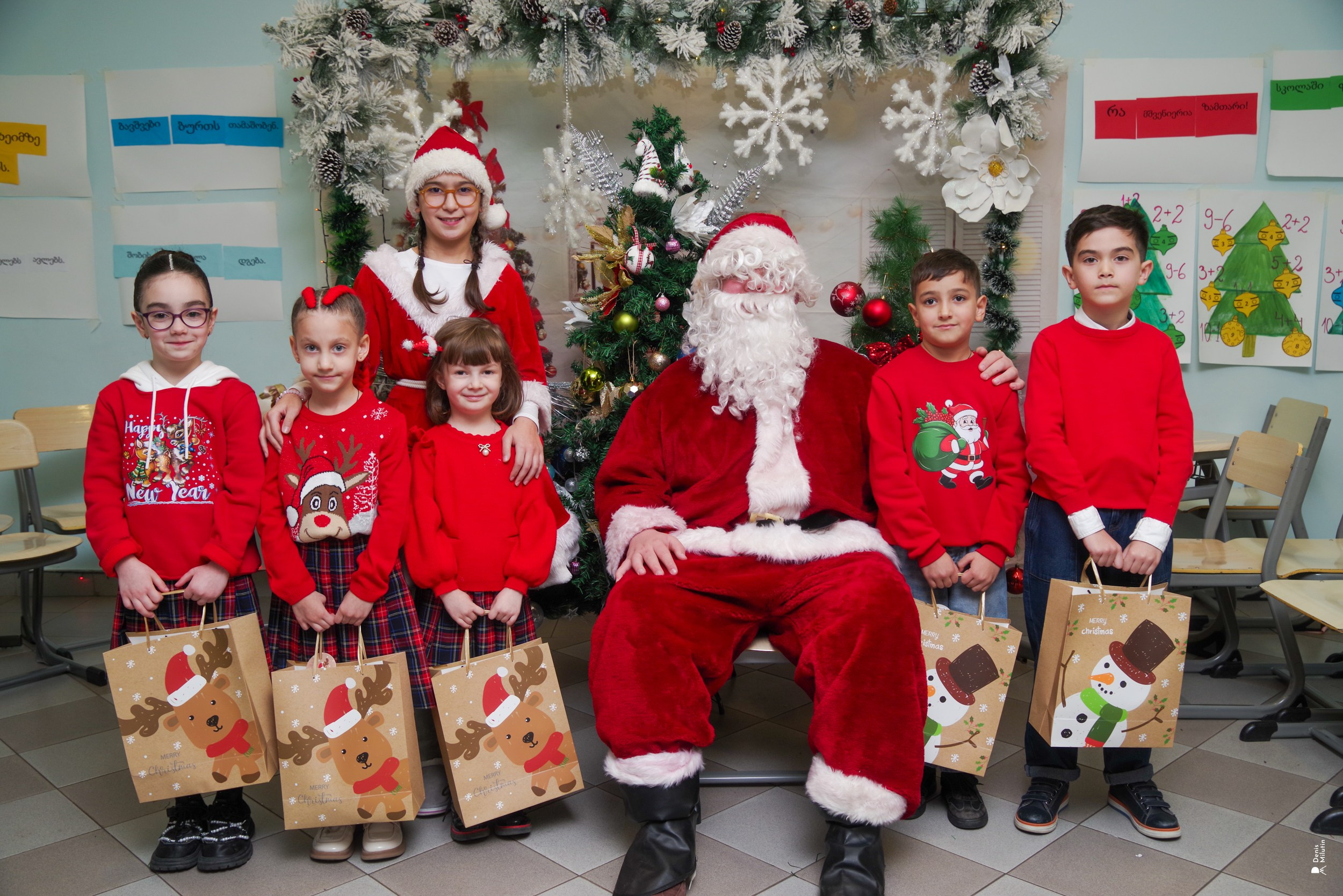 Викторина в школе. Портретный фотограф Денис Милютин