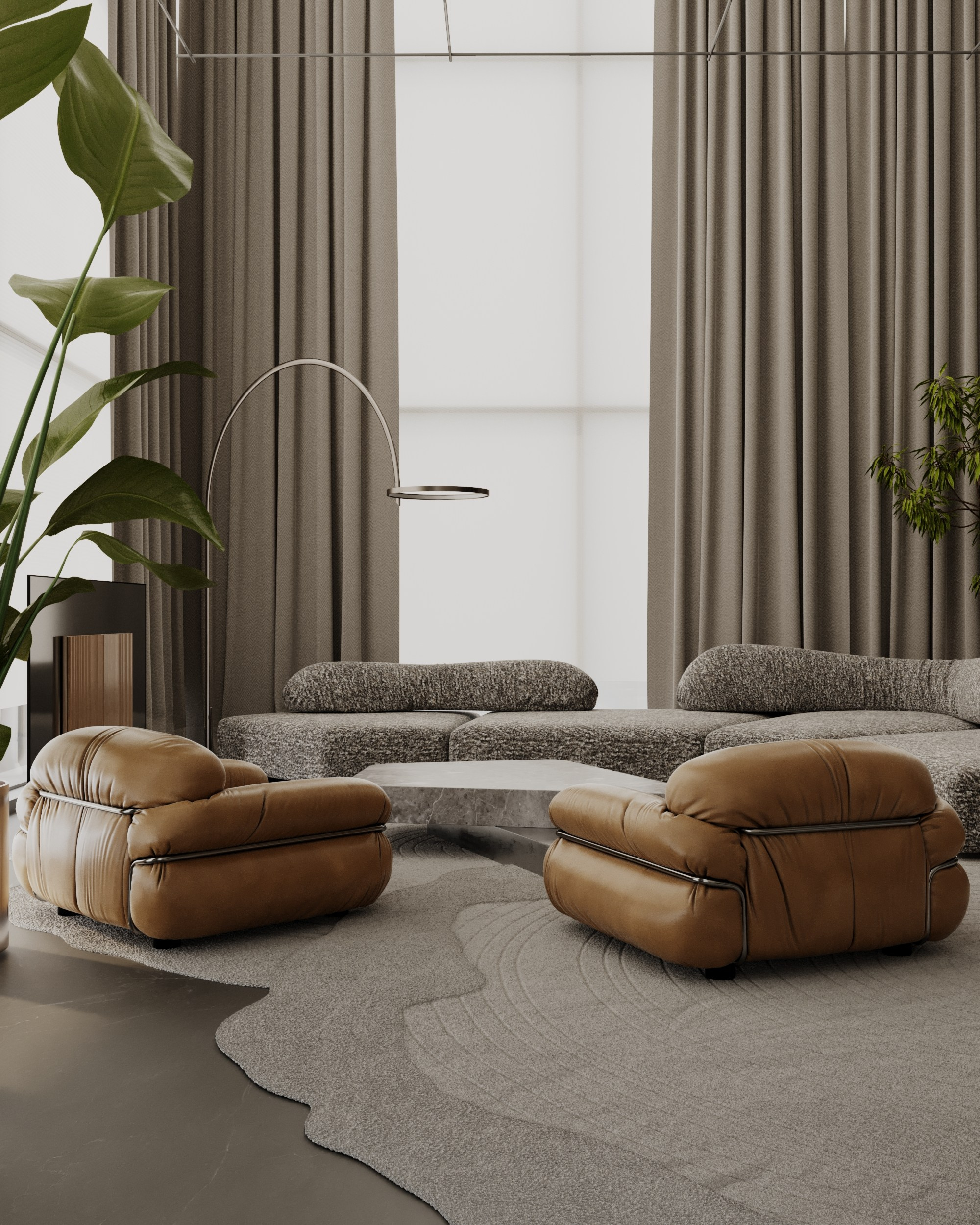 RIVER HOUSE /3000 sq m /24' (in progress). Интерьерное ателье numéro а