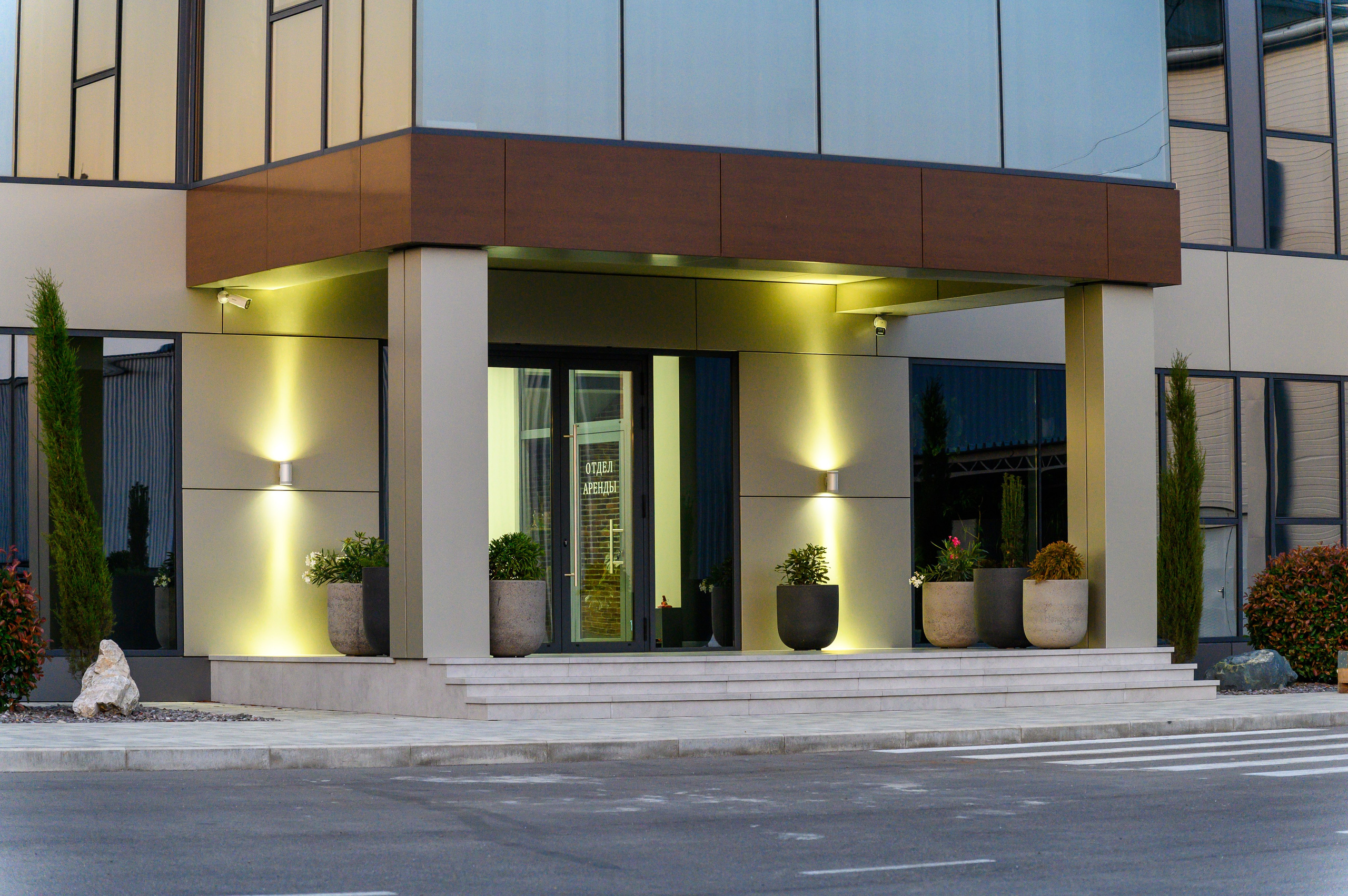 Архитектурная подсветка фасадов зданий. Вячеслав Скрипник Фотограф Краснодар