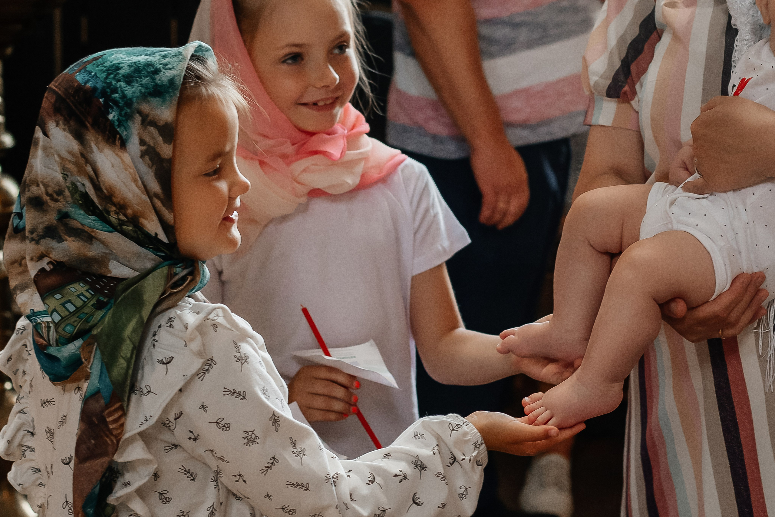 Крещение Андрюши, Храм Покрова Пресвятой Богородицы в селе Жестылево. Фотограф Дмитров и МО Валентина Халикова