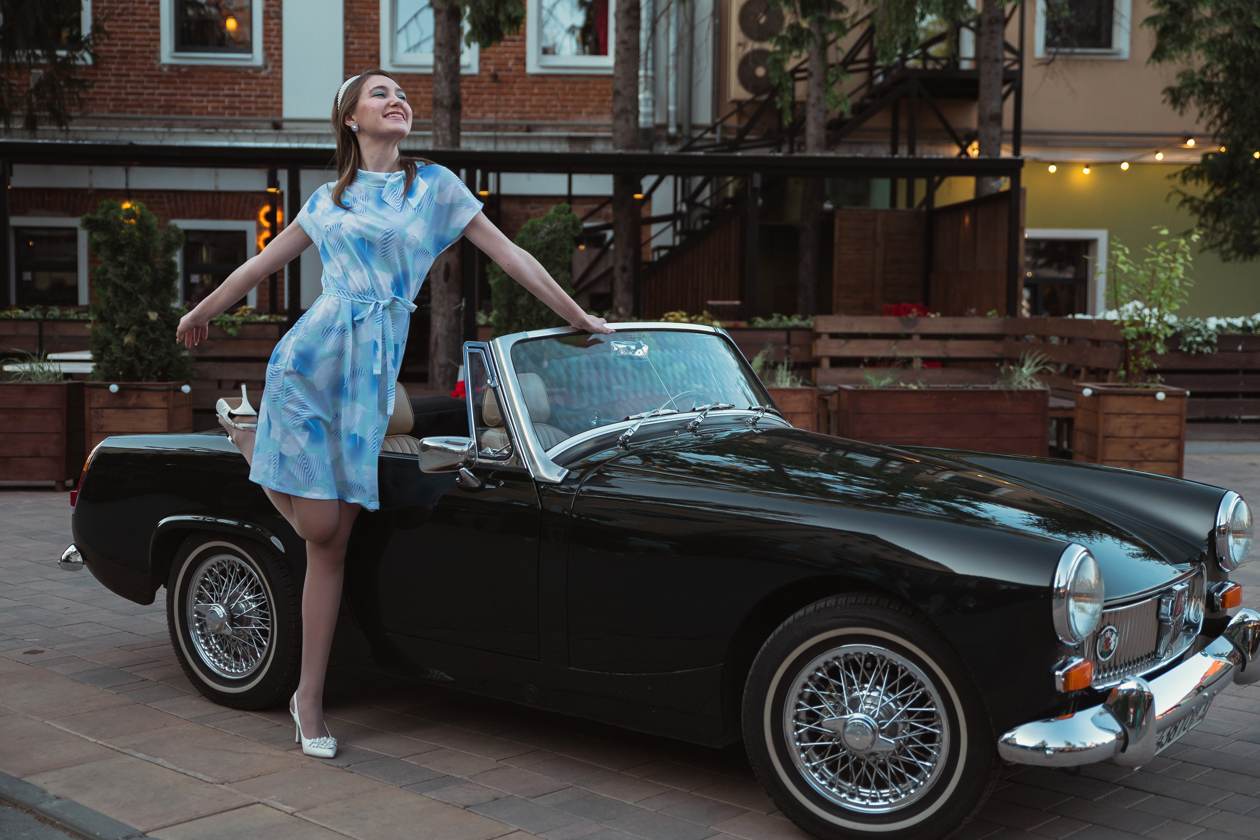 Фотосессия с ретро автомобилем. Саенко Людмила Фотограф из Тулы