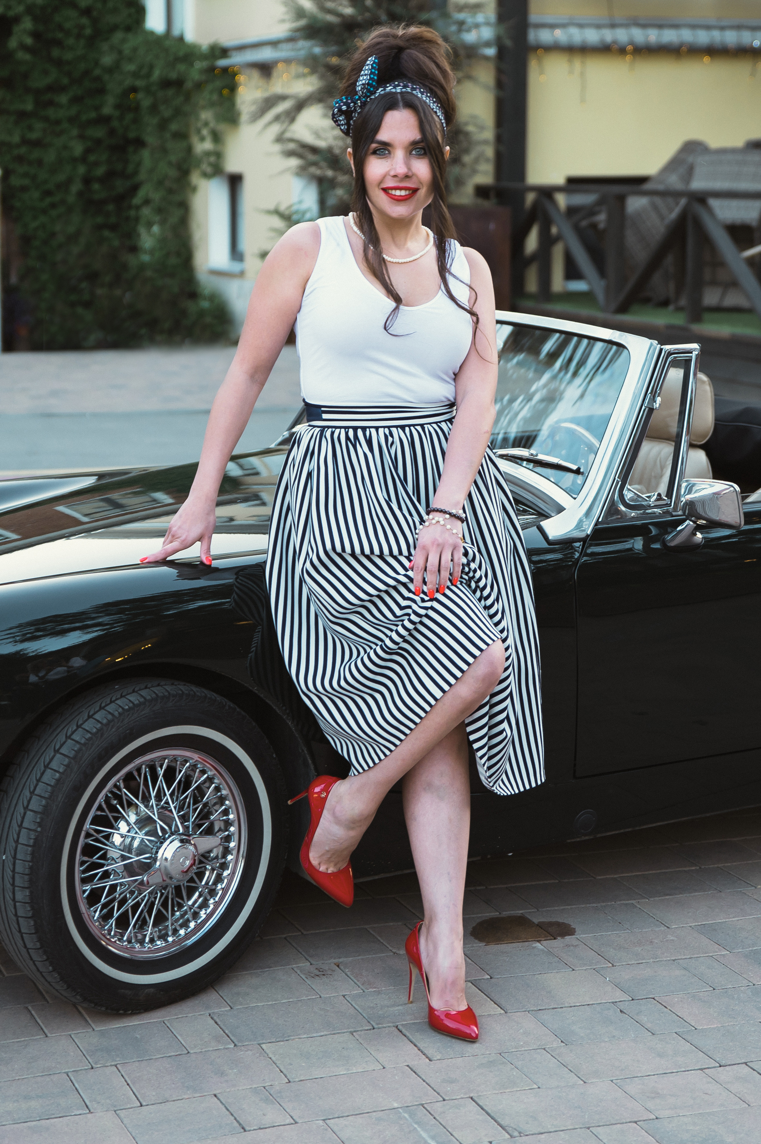 Фотосессия с ретро автомобилем. Саенко Людмила Фотограф из Тулы