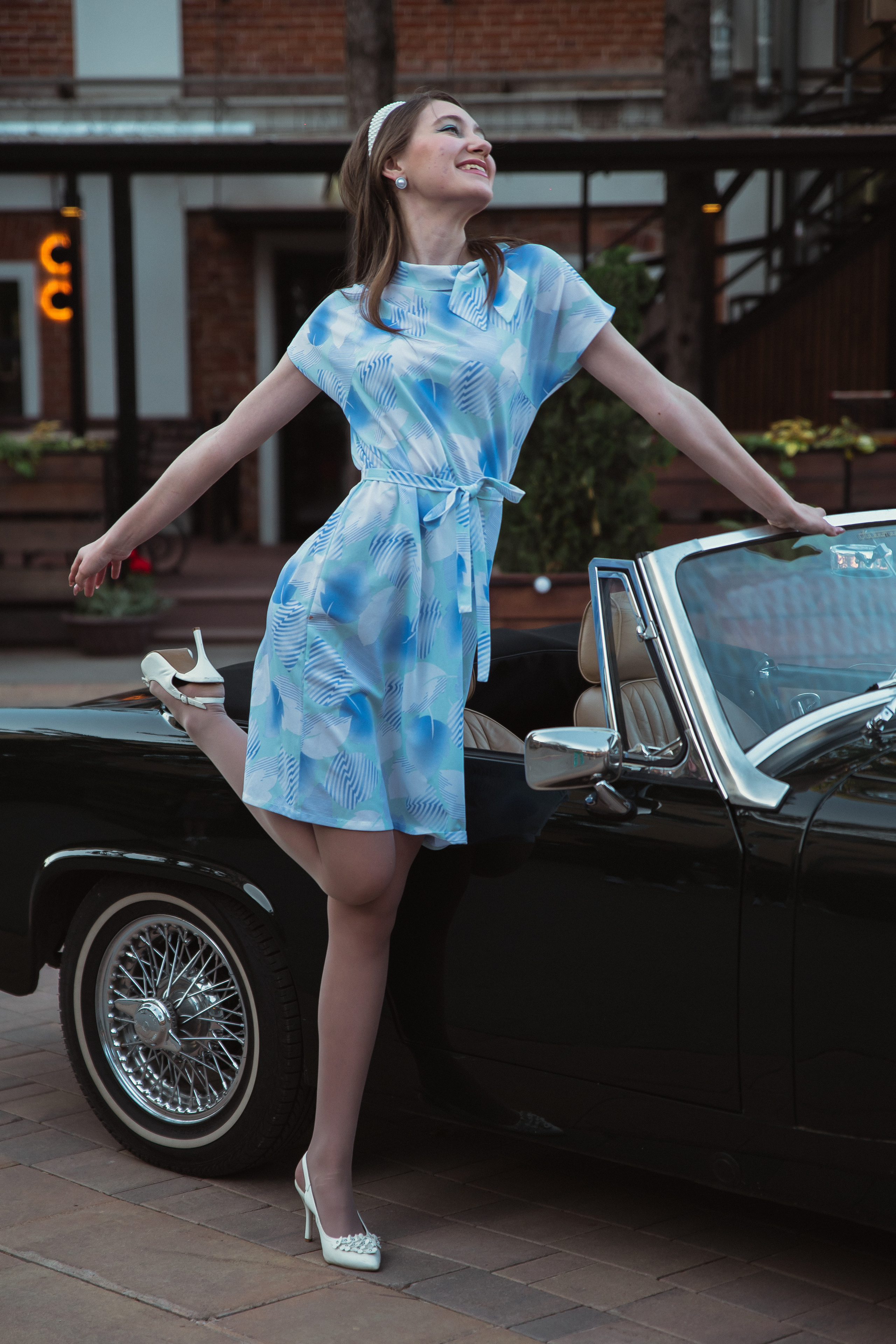 Фотосессия с ретро автомобилем. Саенко Людмила Фотограф из Тулы