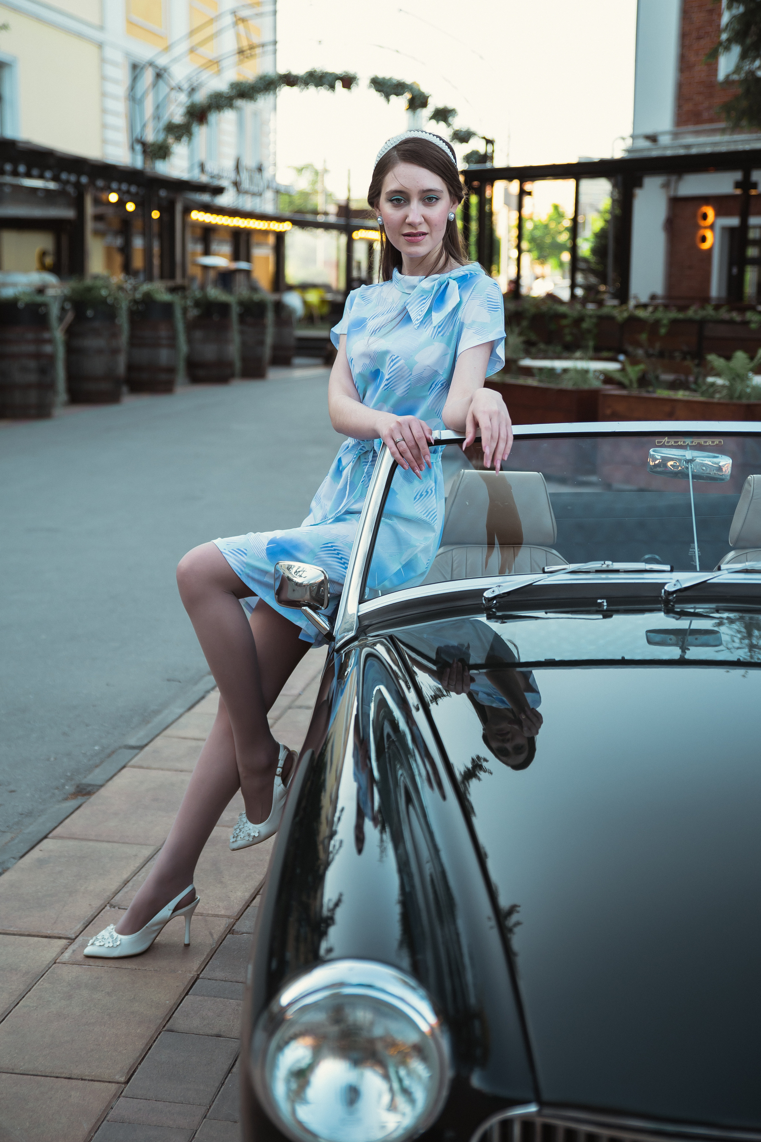 Фотосессия с ретро автомобилем. Саенко Людмила Фотограф из Тулы