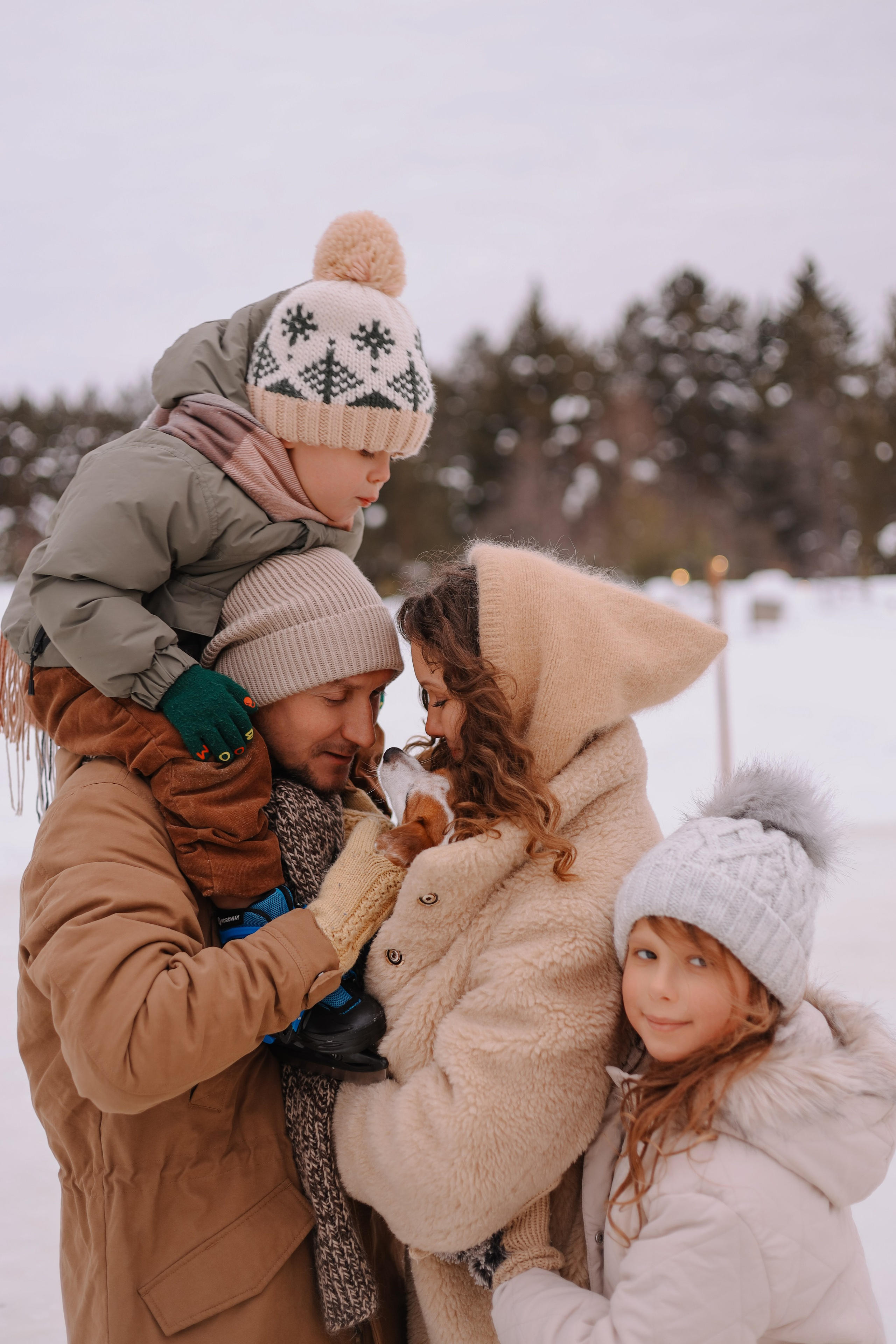 Семья, домик, зима. Marina Shakirova Photography