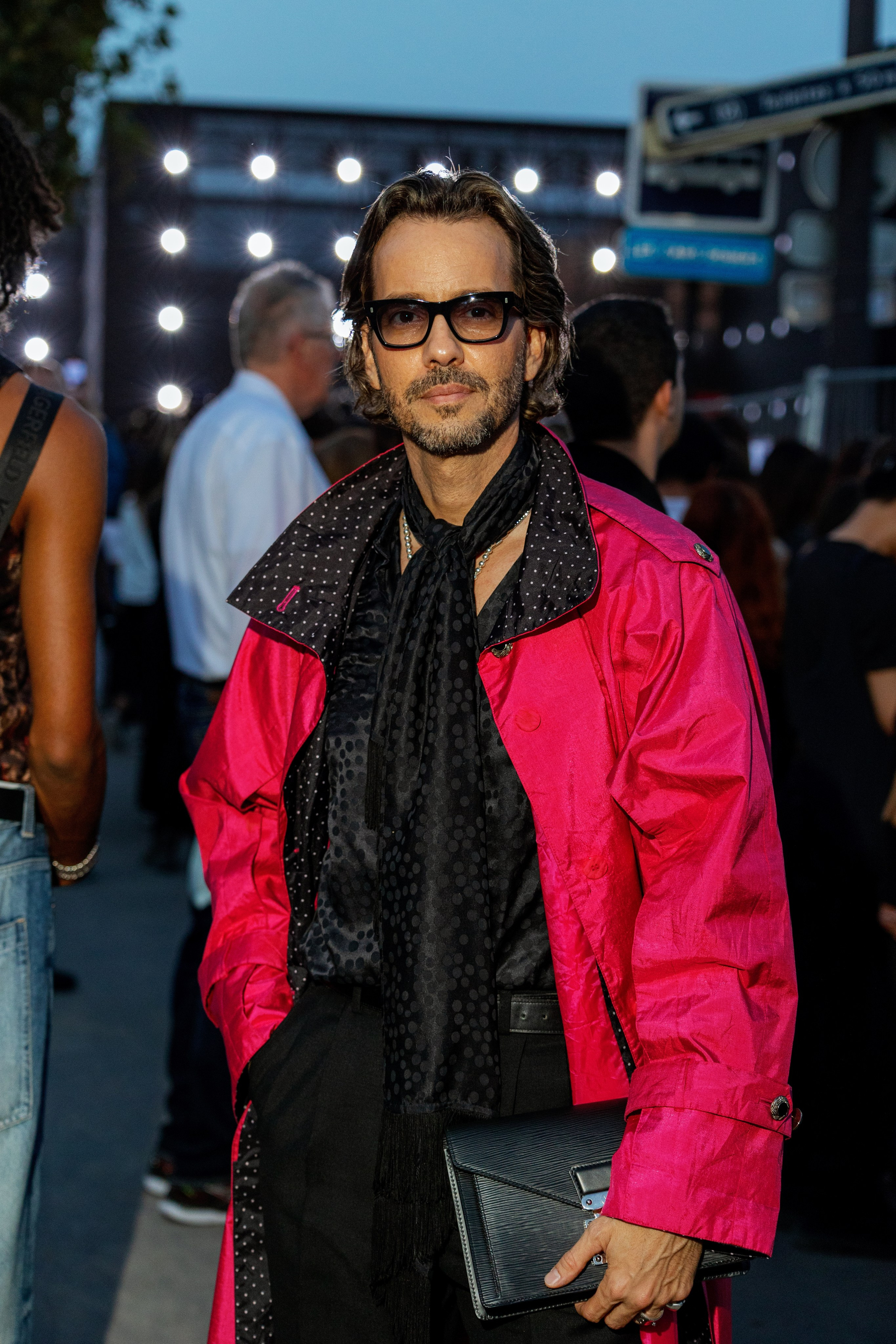 PFW SPRING SUMMER 2024 SAINT LAURENT. Photographer in Milan Ivan Goncharov